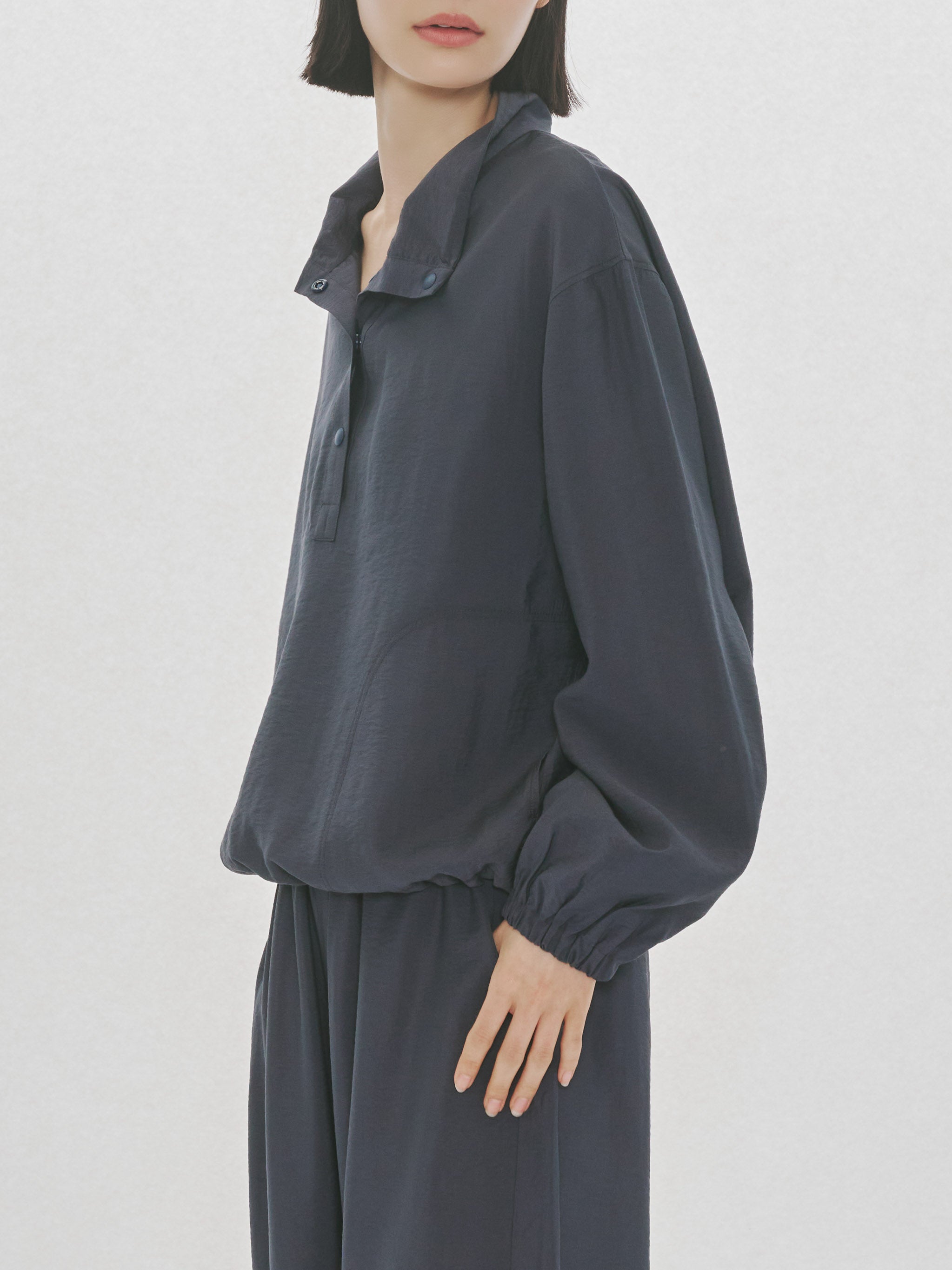 poplin anorak pullover