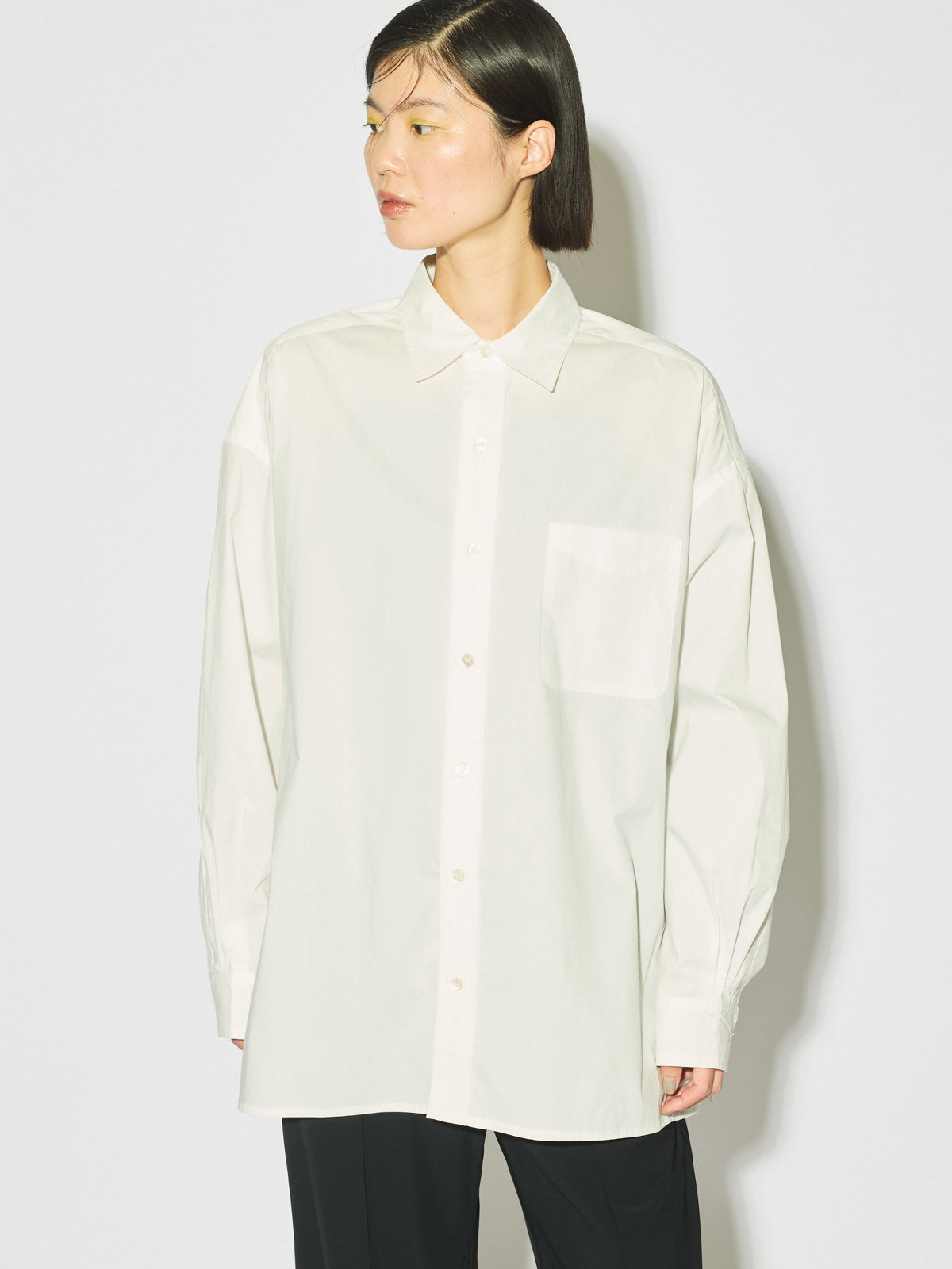 regular collar big shirt