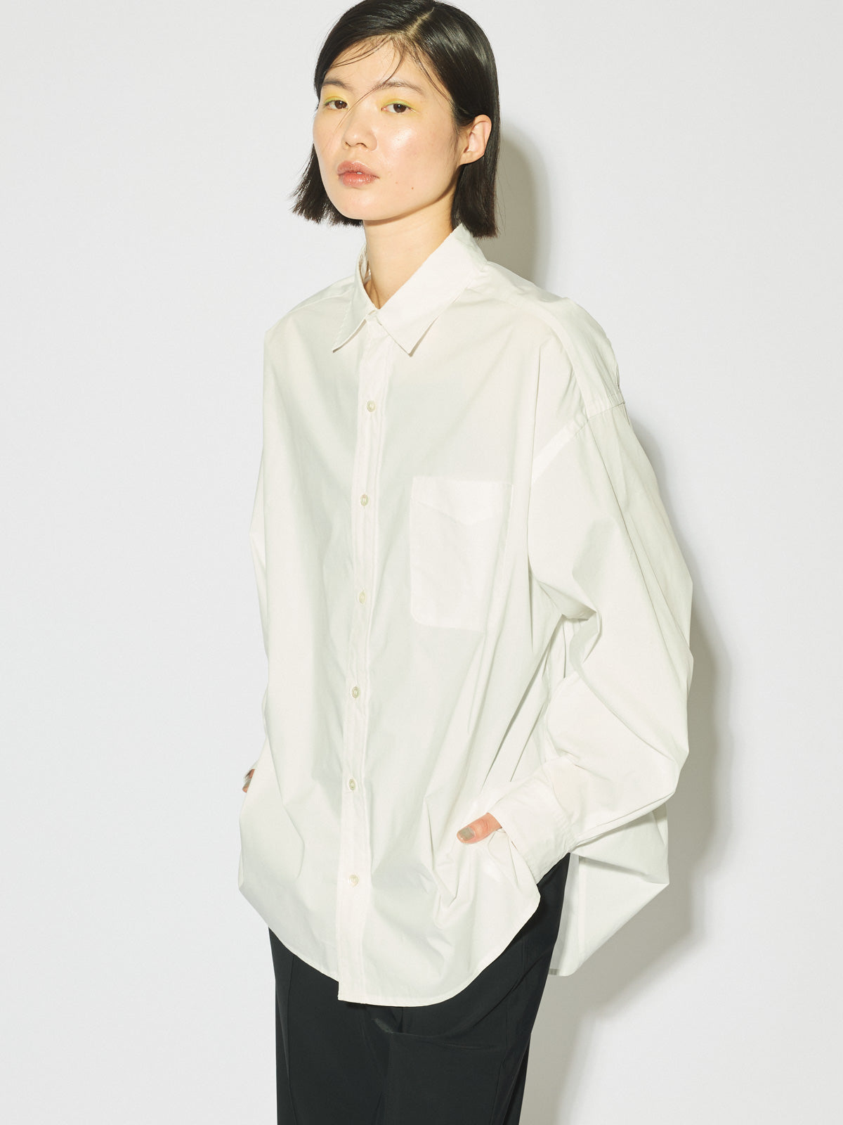 regular collar big shirt