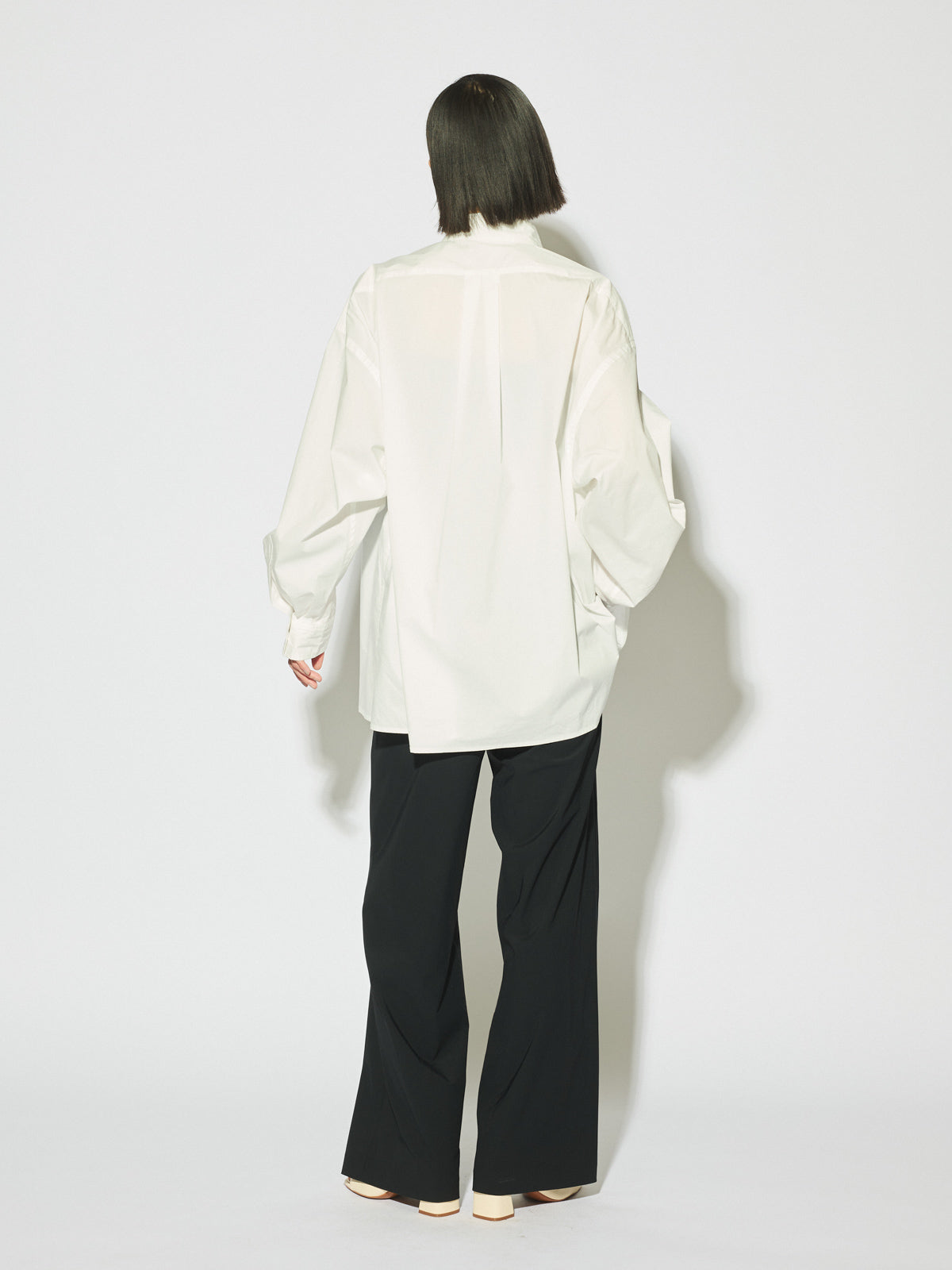 regular collar big shirt