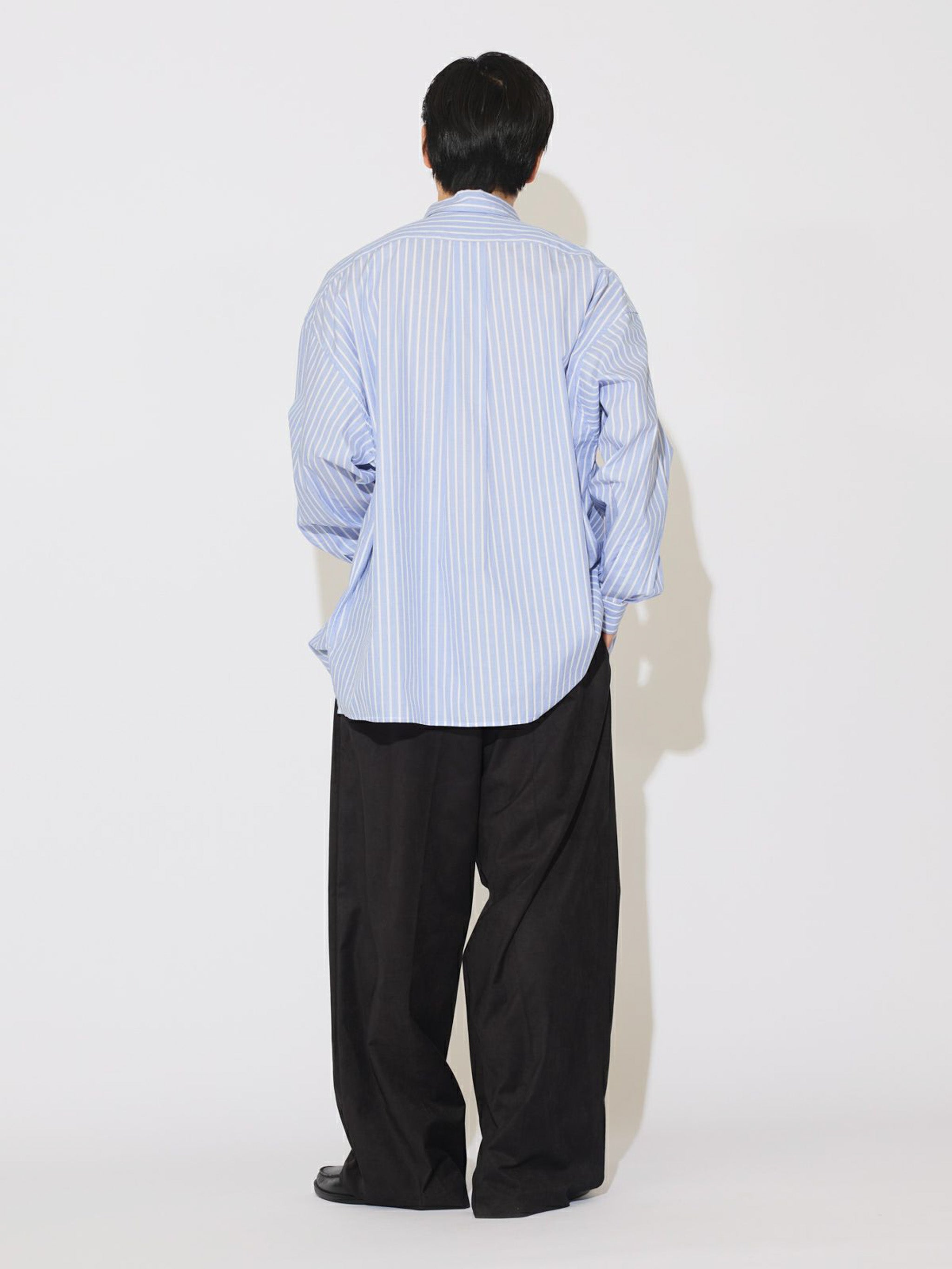 Men’s リラックスストライプシャツ【3-1035】