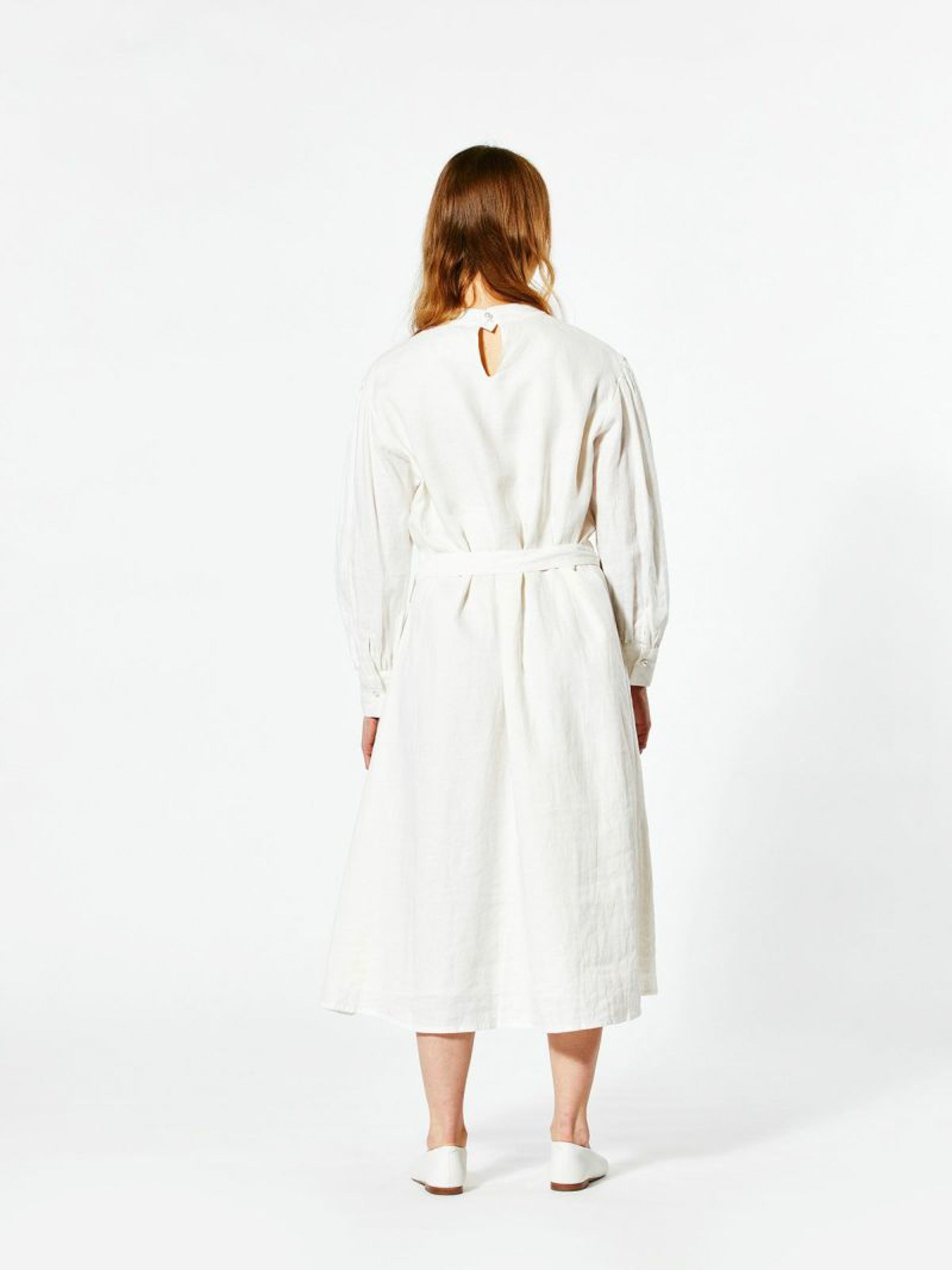 linen volume sleeve Aline one-piece【3-1252】