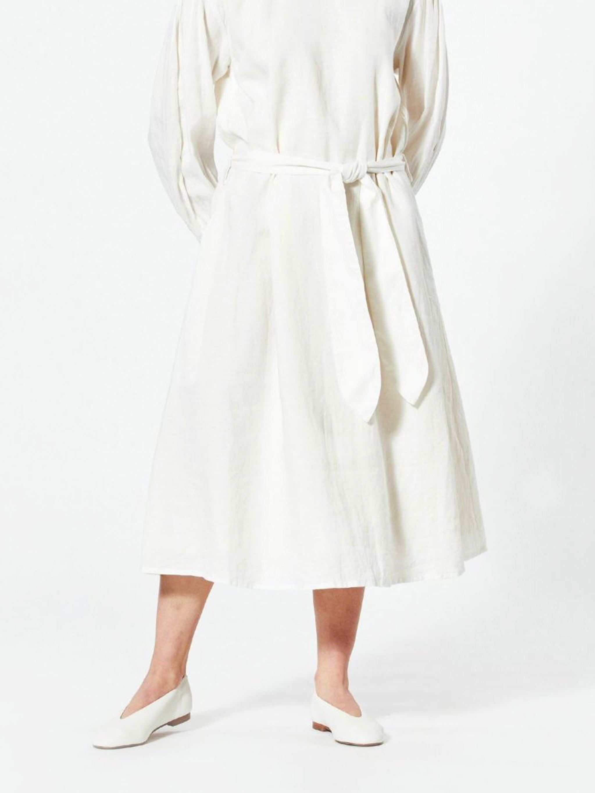 linen volume sleeve Aline one-piece【3-1252】