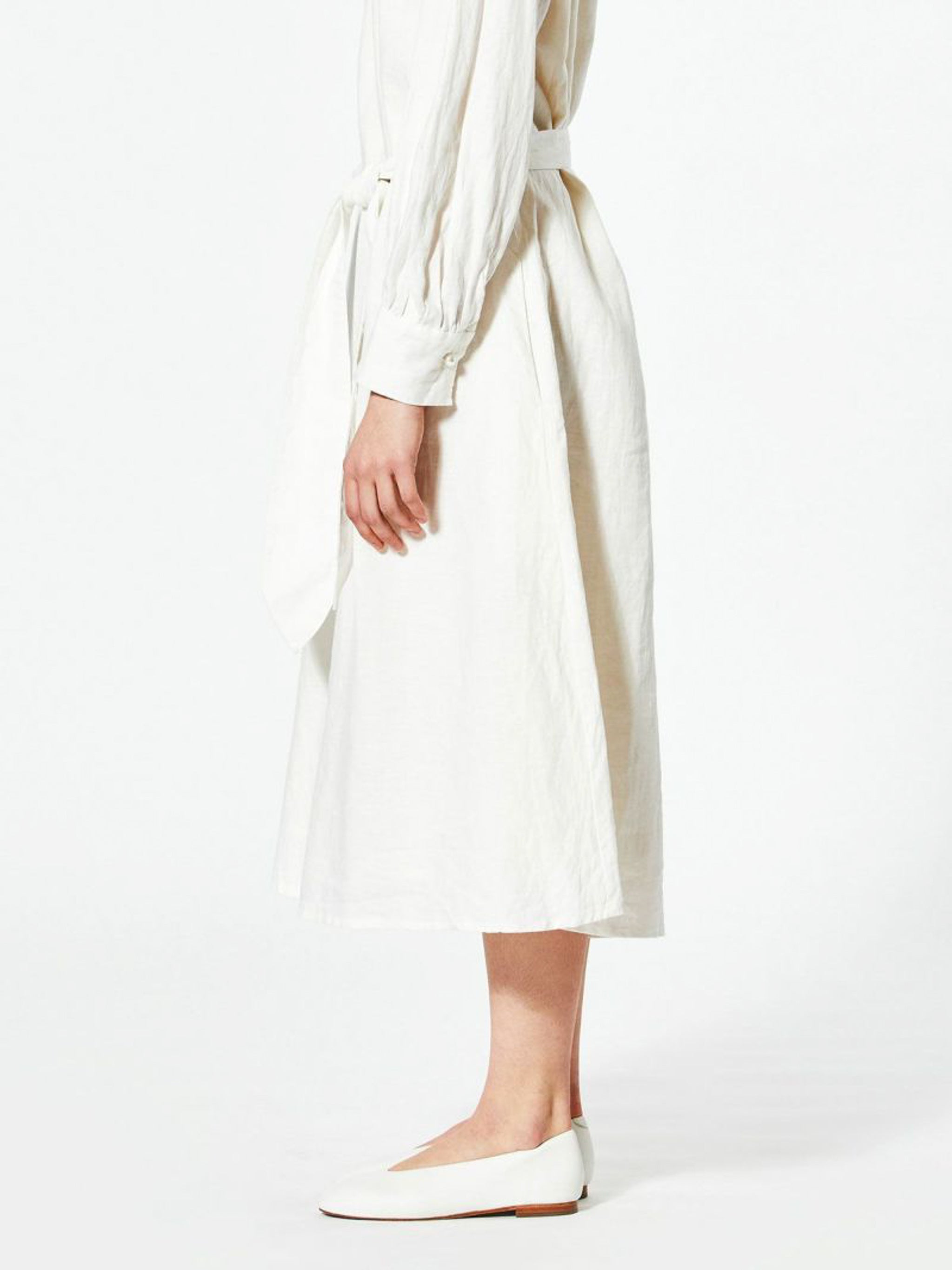 linen volume sleeve Aline one-piece【3-1252】