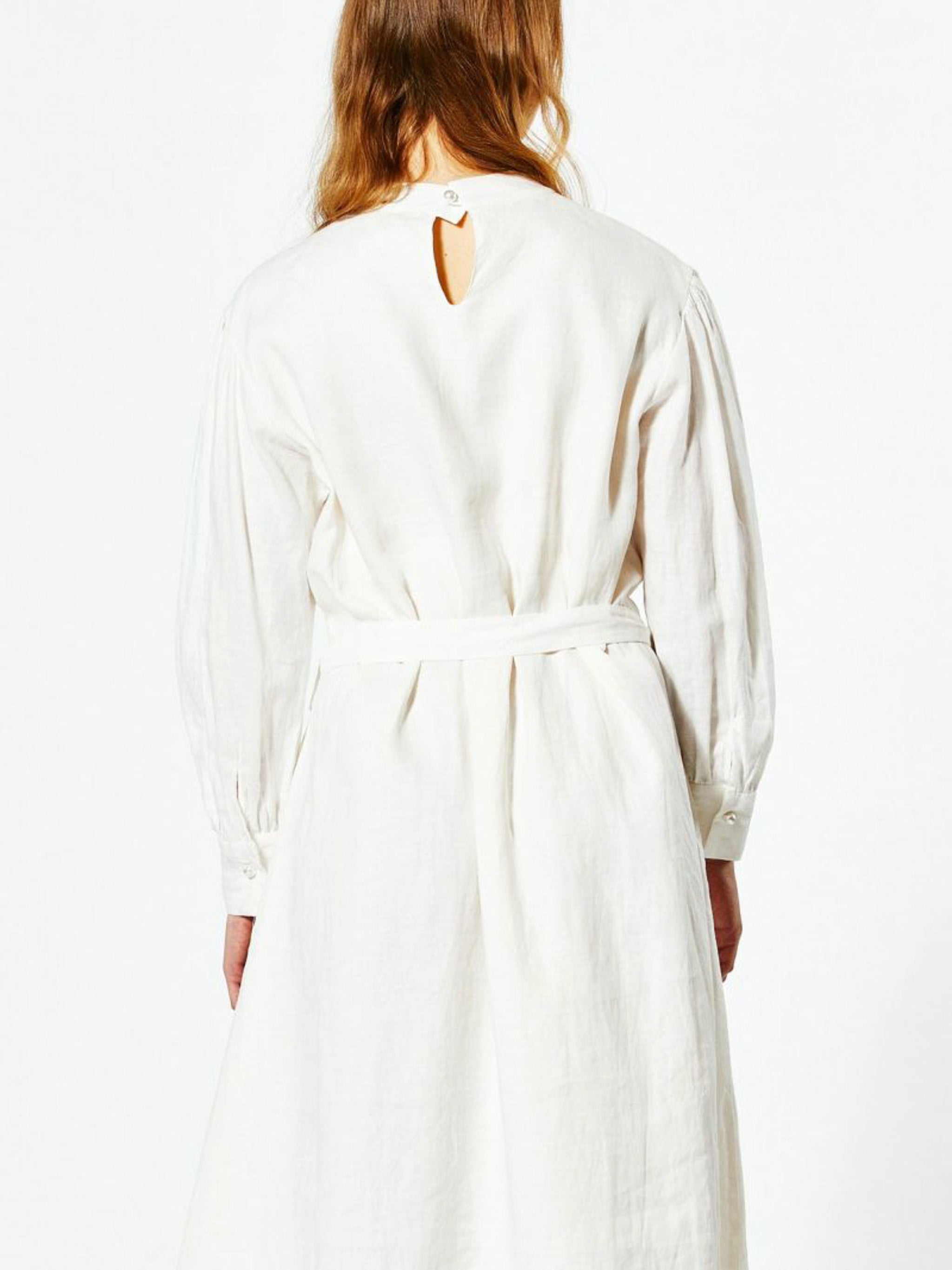 linen volume sleeve Aline one-piece【3-1252】
