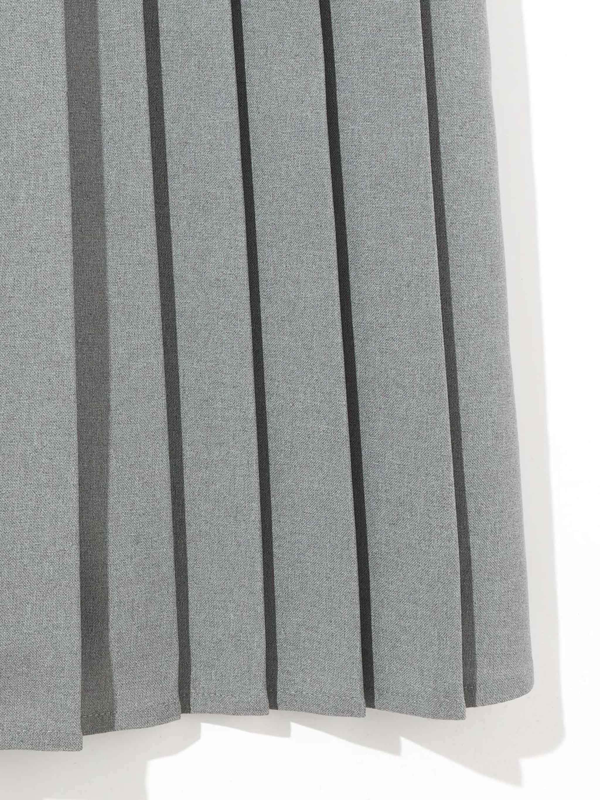 asymmetrical pleated sleeveless dress[A]