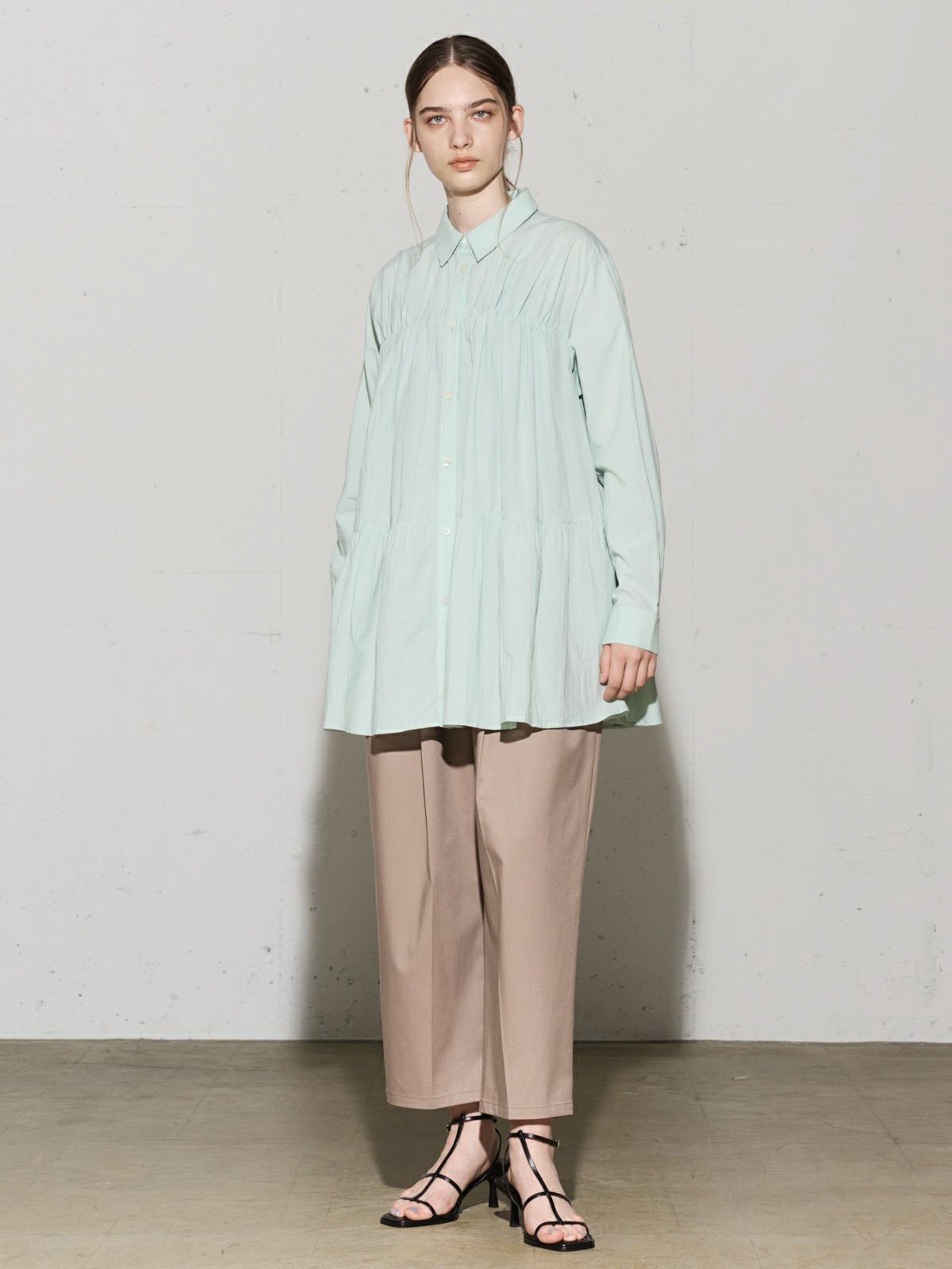 ティアードボリュームシャツ