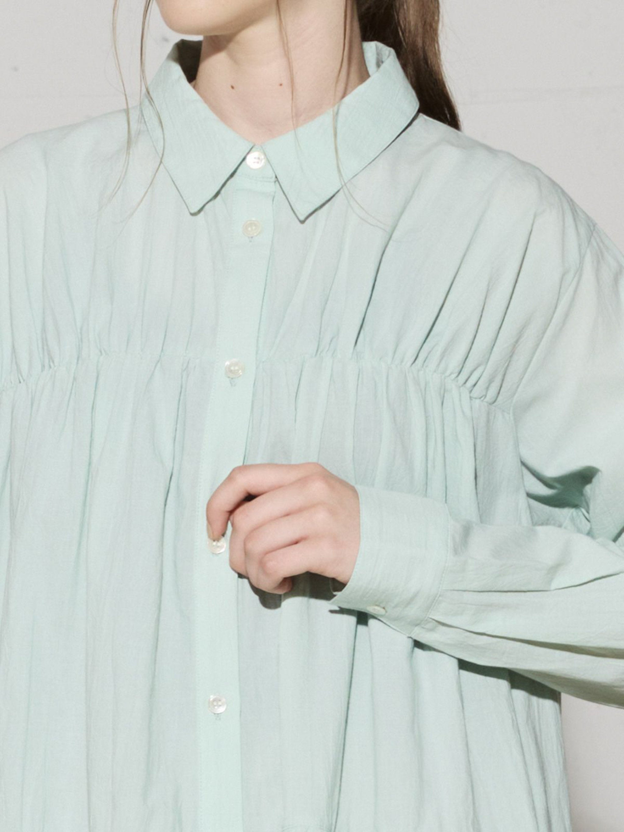 ティアードボリュームシャツ