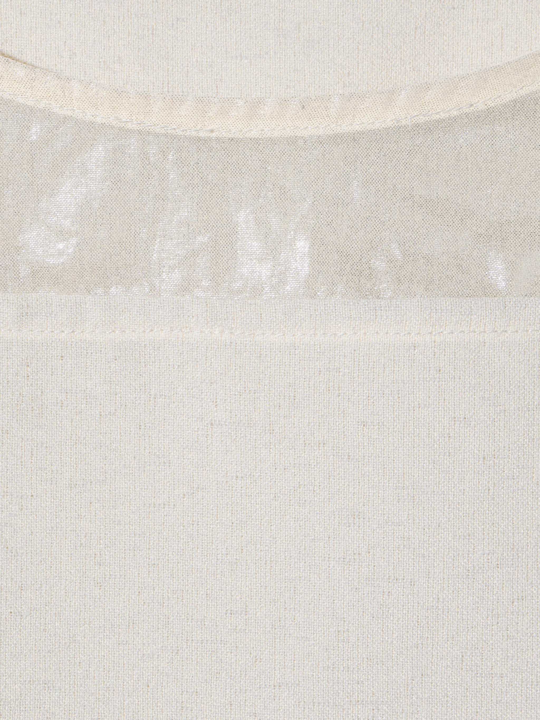 n/slv OP with foil print organdy