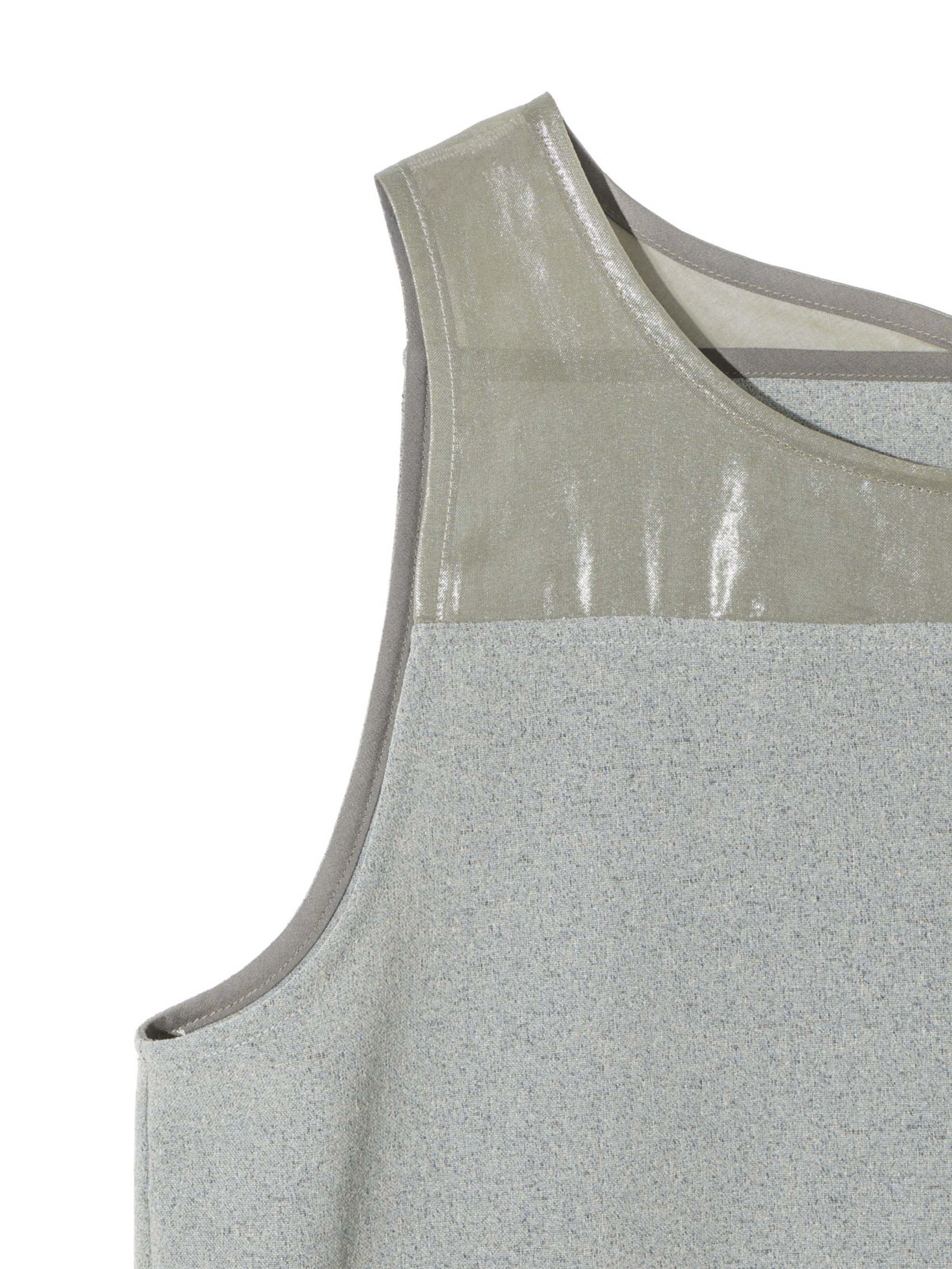 n/slv OP with foil print organdy
