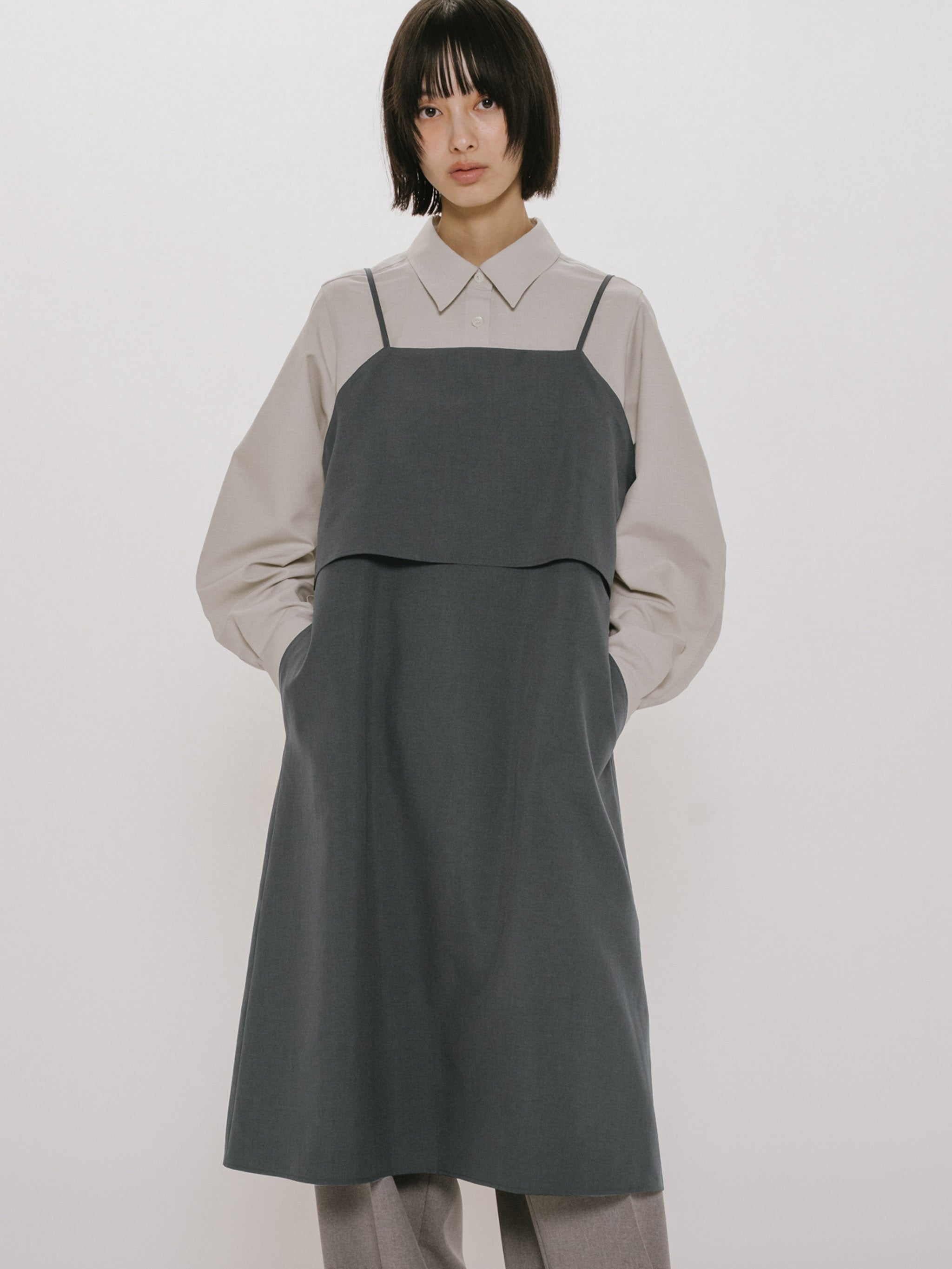 layered camisole OP