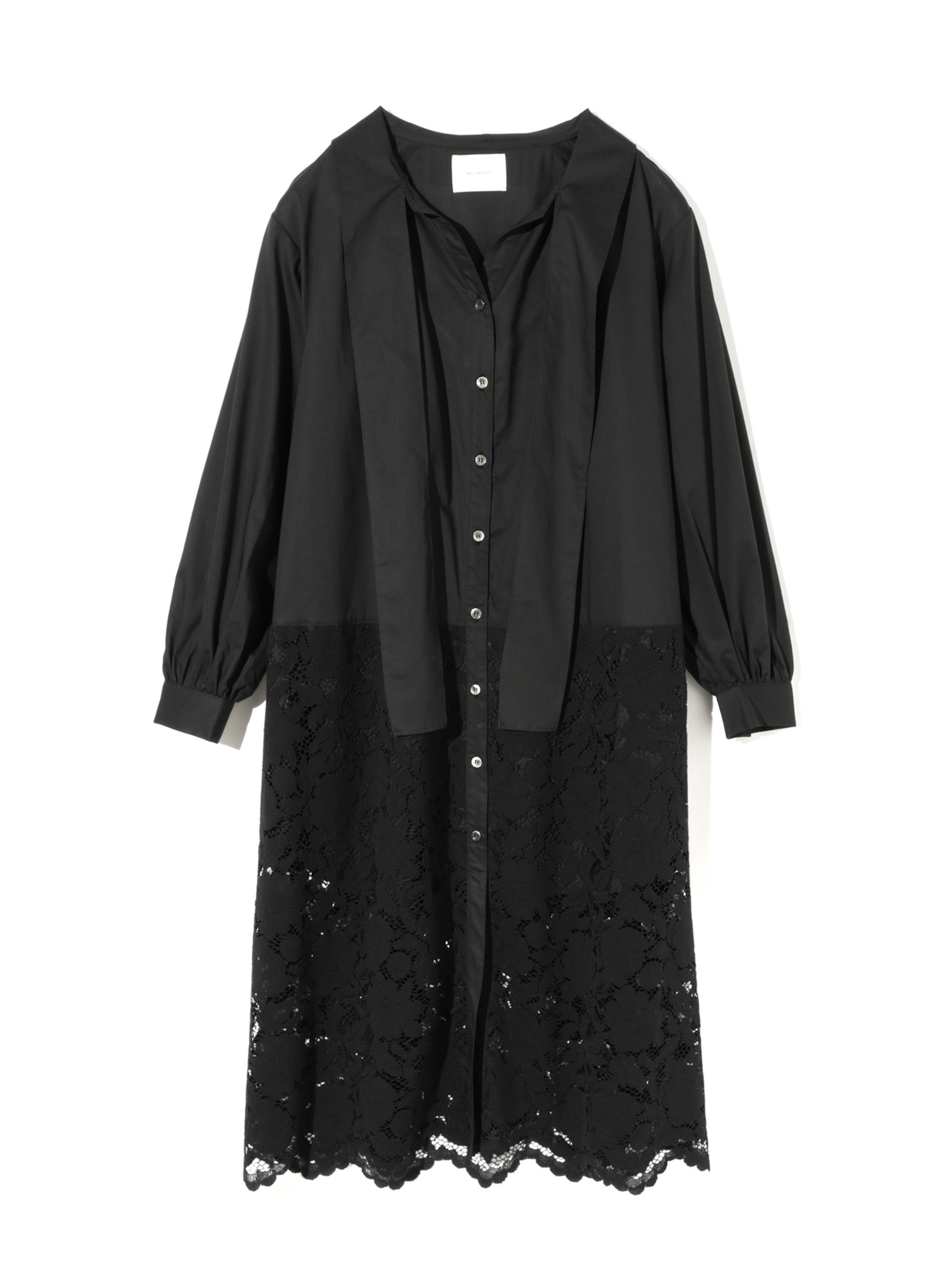 lace combi shirt onepiece