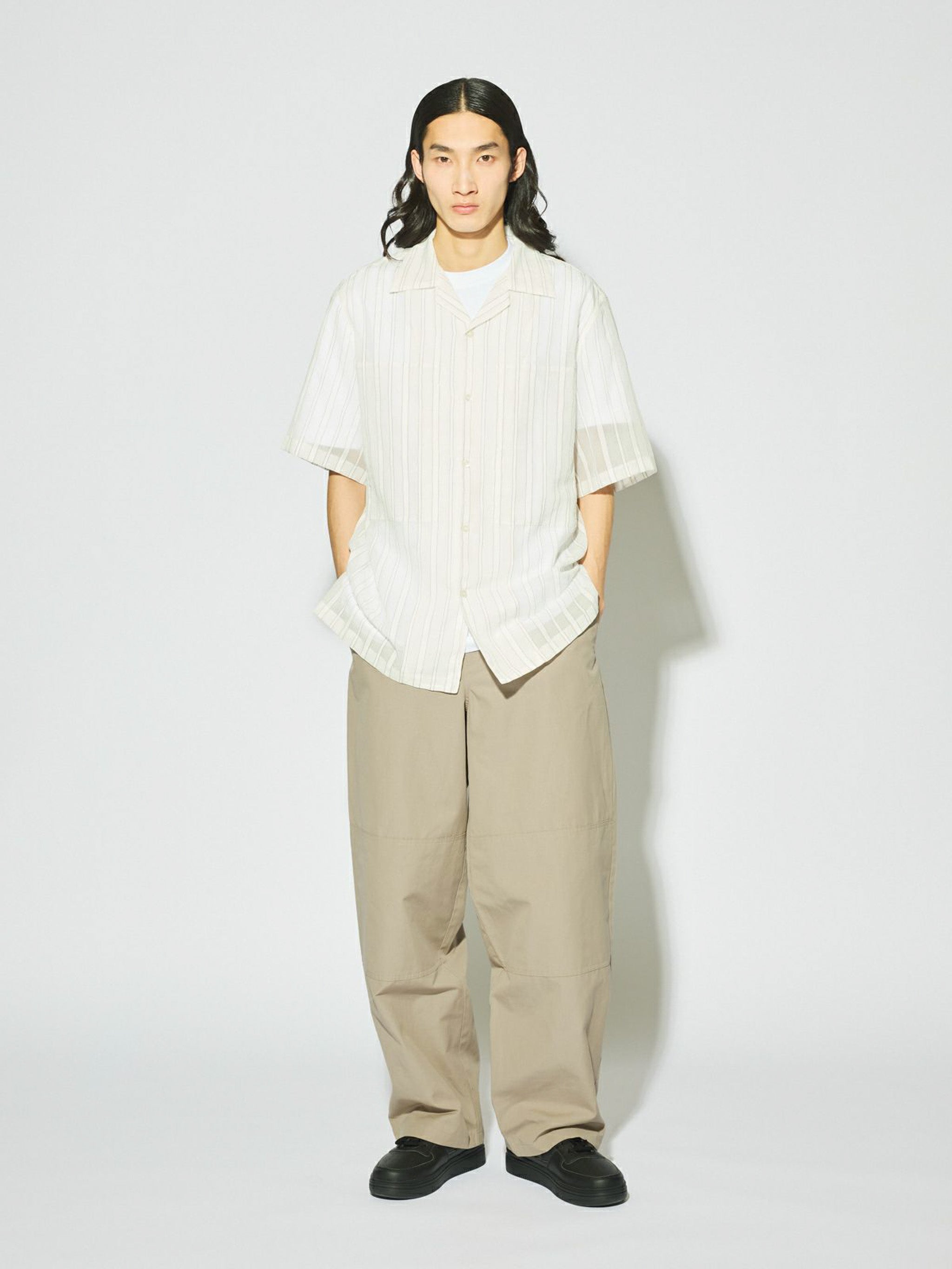 Men’s コットンリネンパッチパンツ[A]