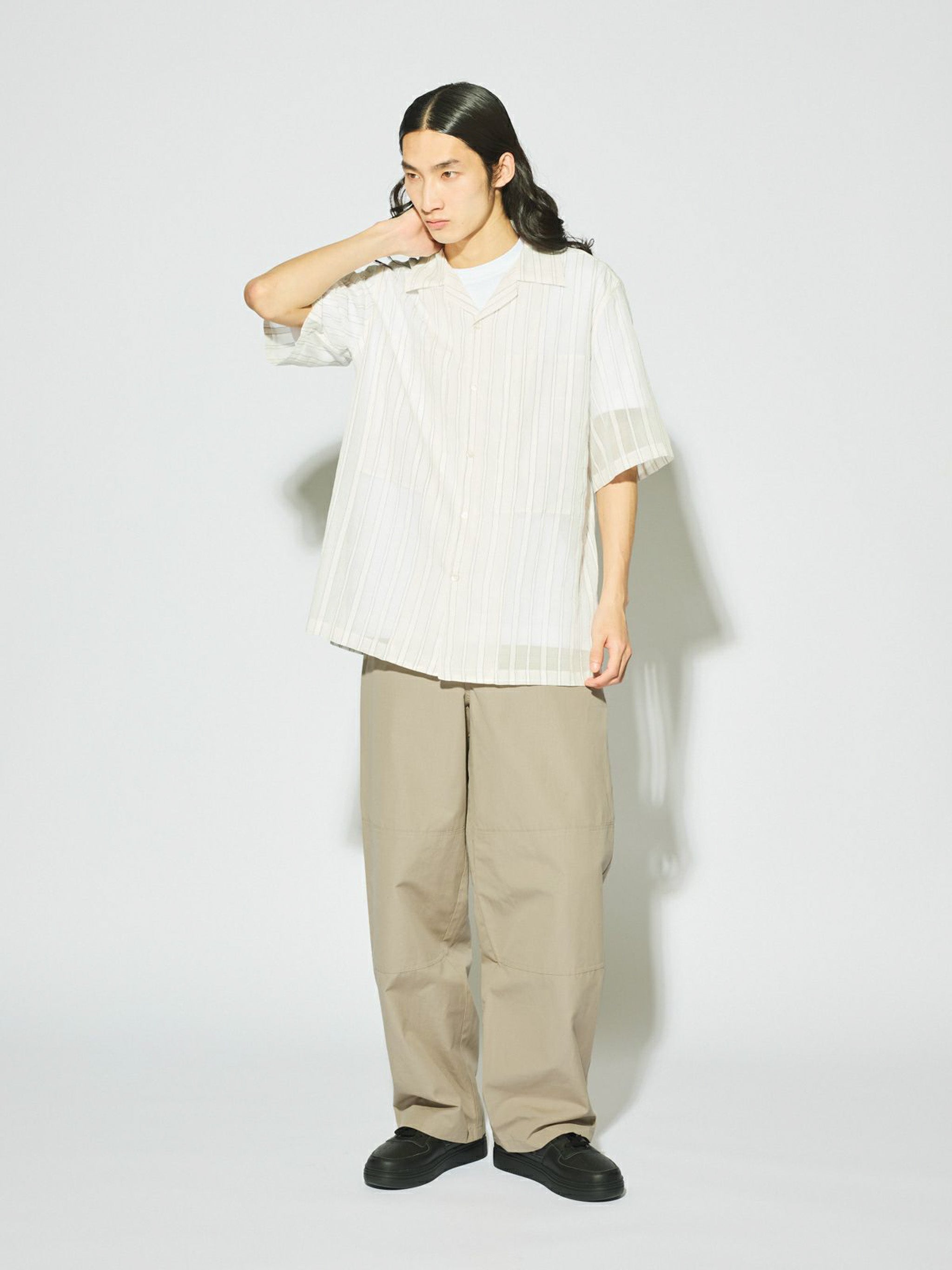Men’s コットンリネンパッチパンツ[A]
