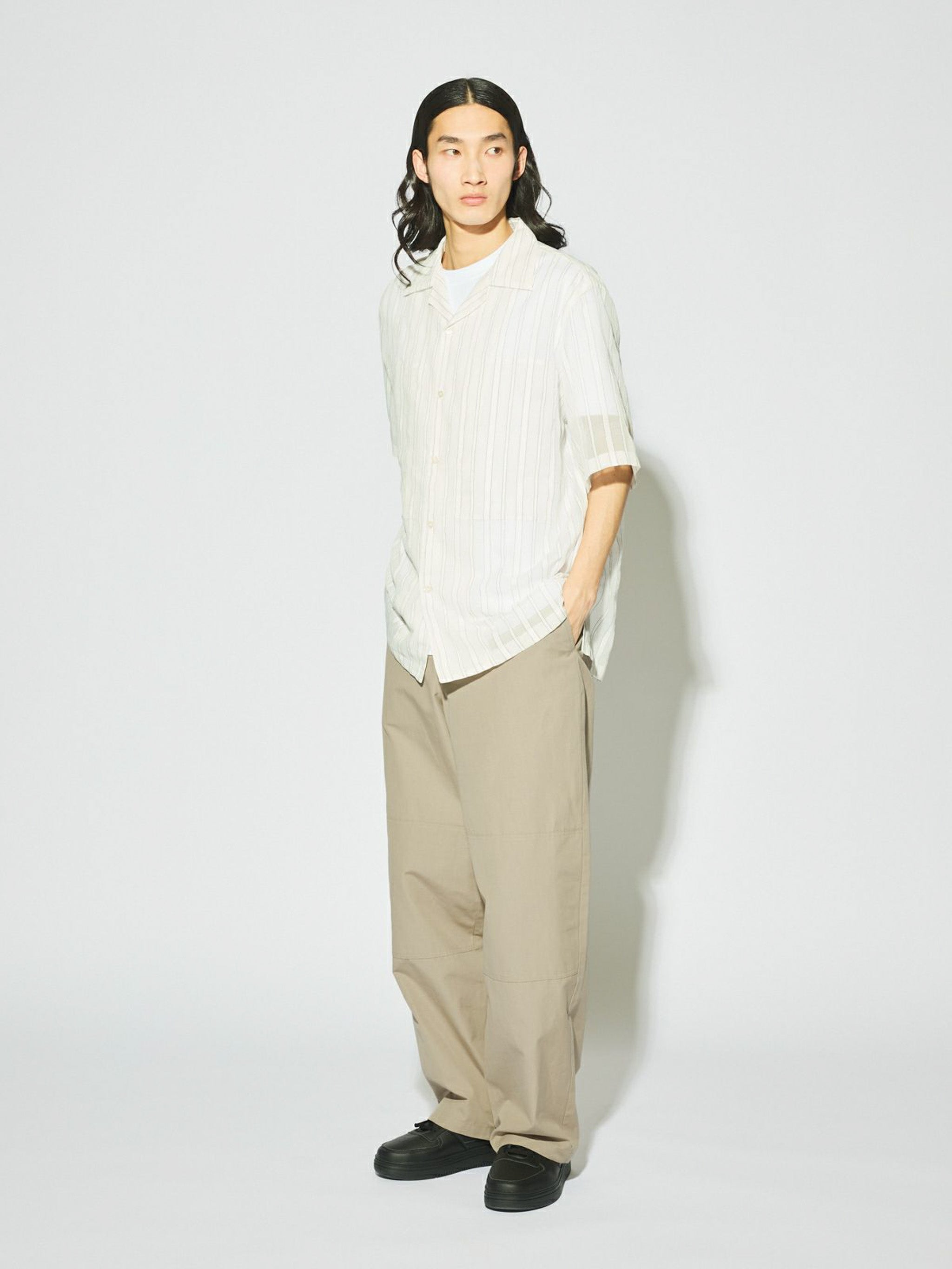 Men’s コットンリネンパッチパンツ[A]