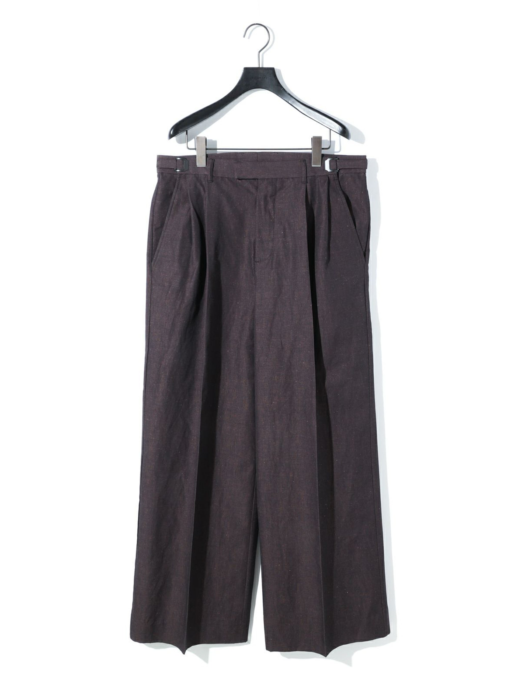 Men’s コットンリネンワイドパンツ[A]