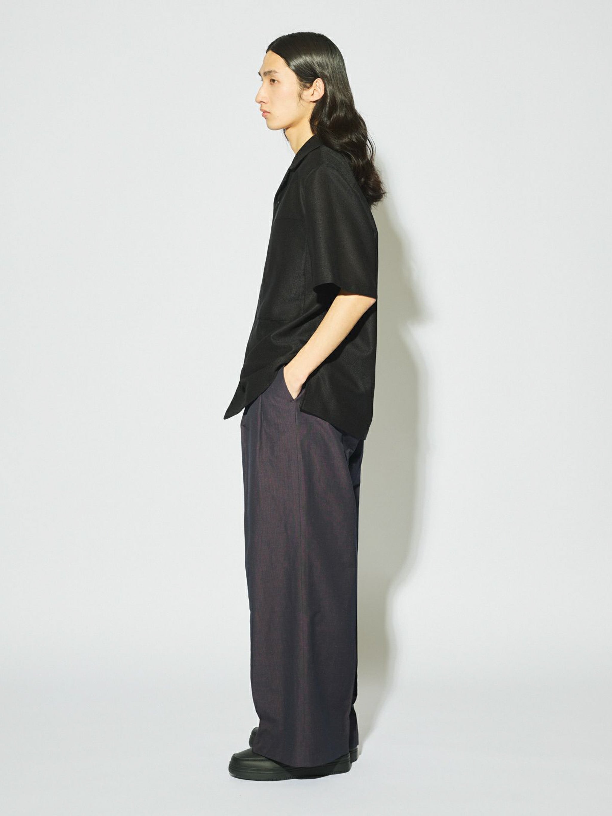 Men’s コットンリネンワイドパンツ[A]