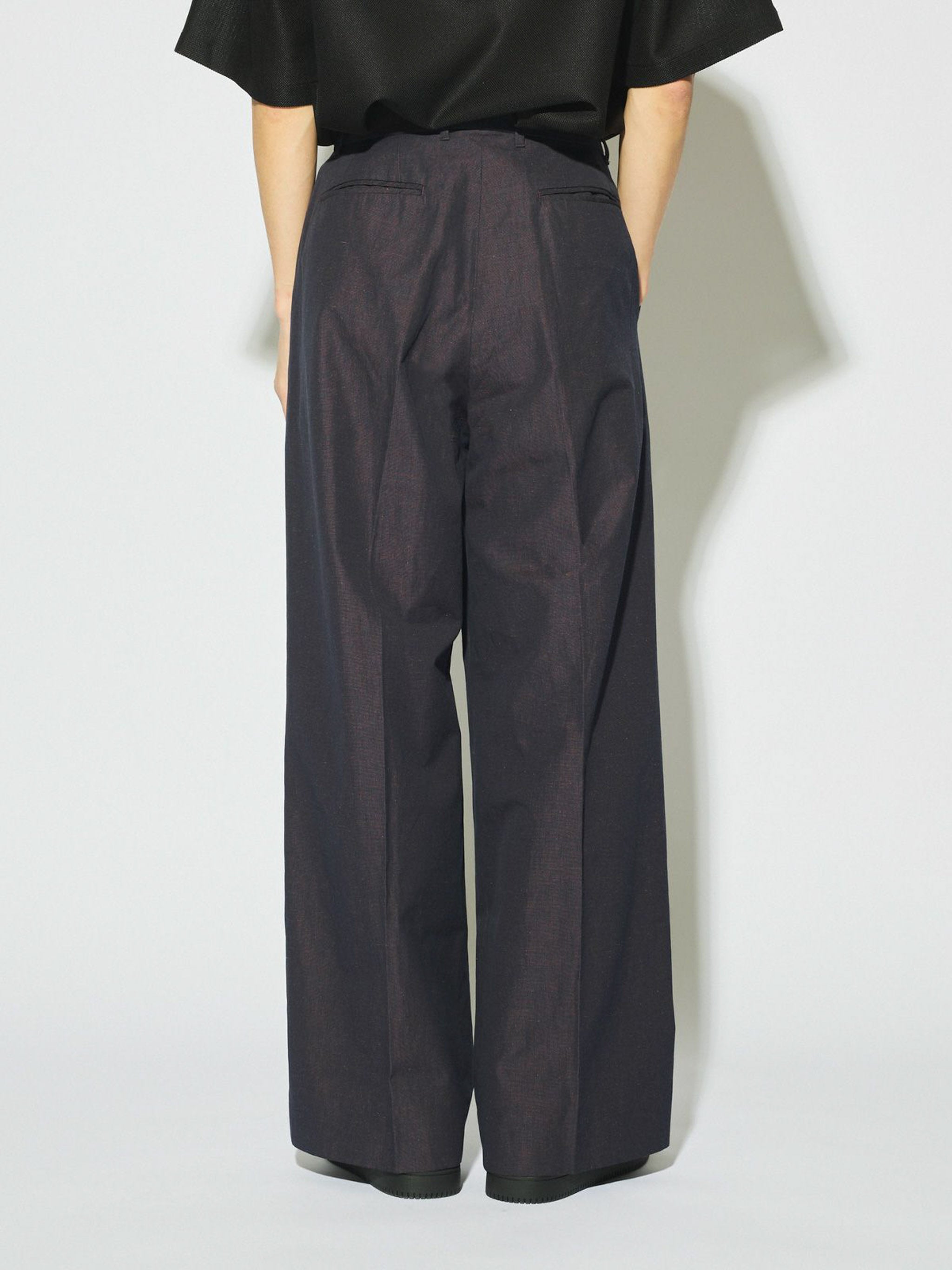 Men’s コットンリネンワイドパンツ[A]