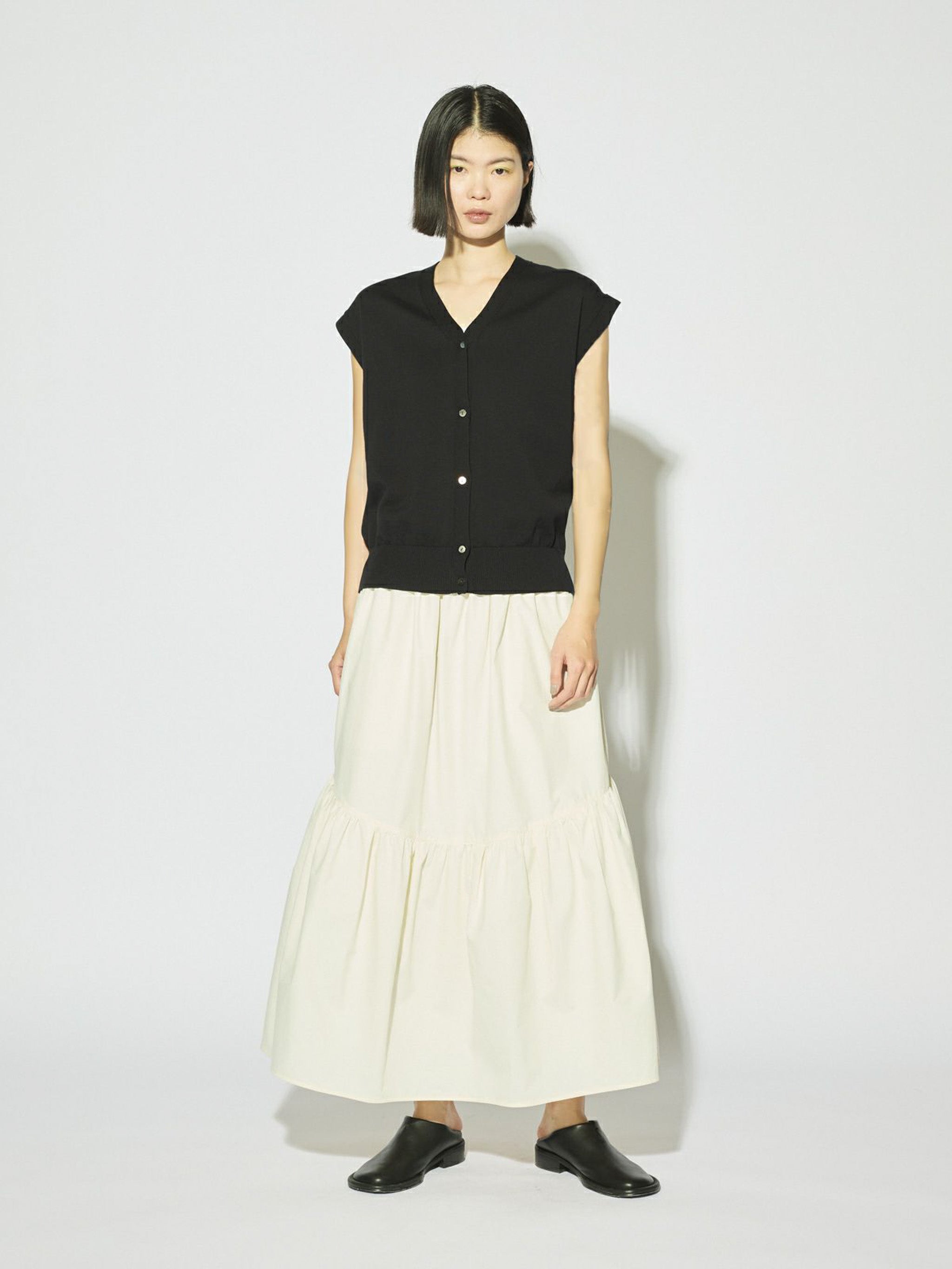 volume tiered skirt[A]