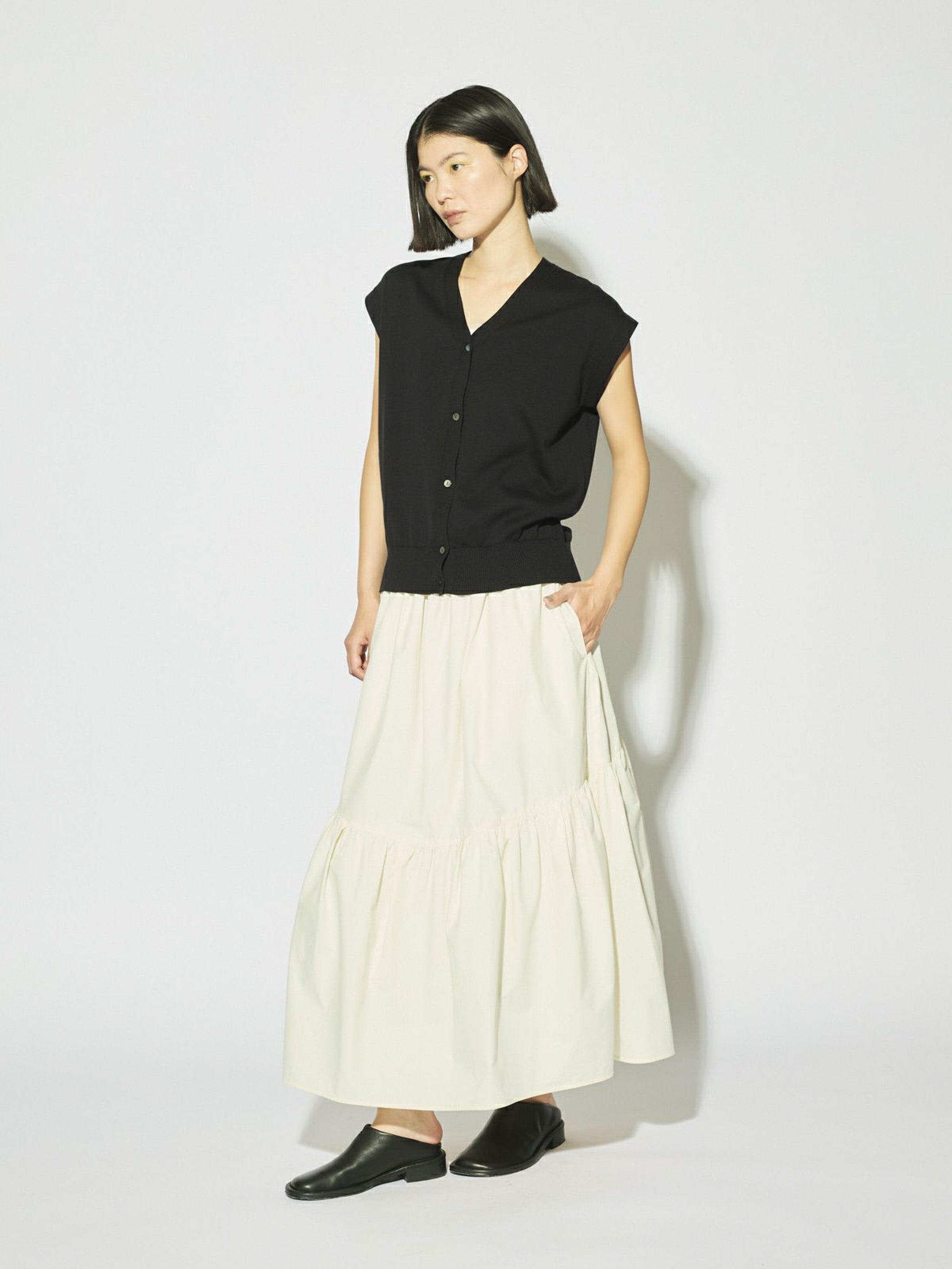 volume tiered skirt[A]