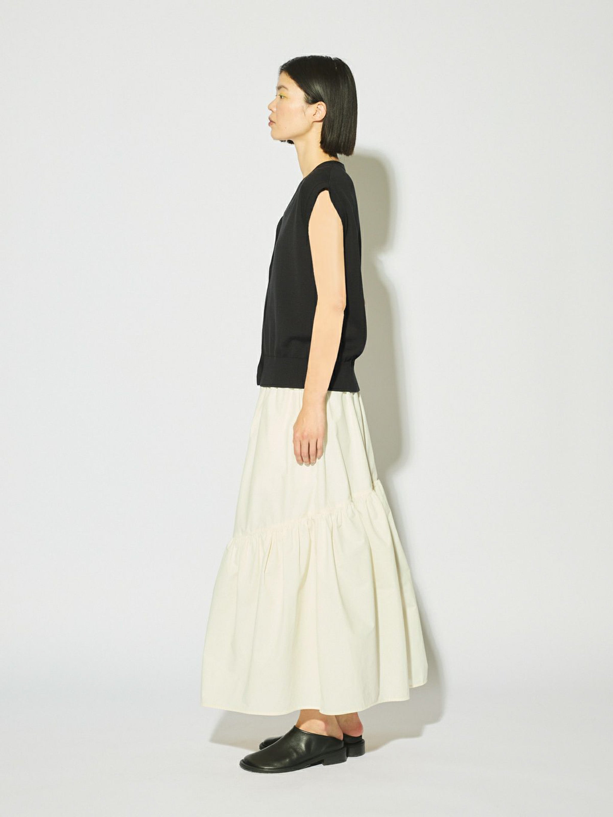 volume tiered skirt[A]