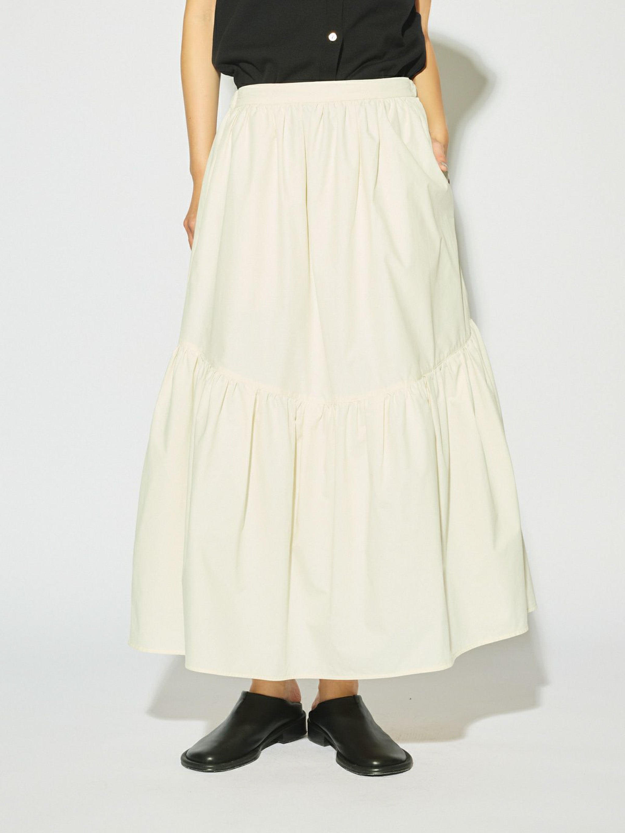volume tiered skirt[A]