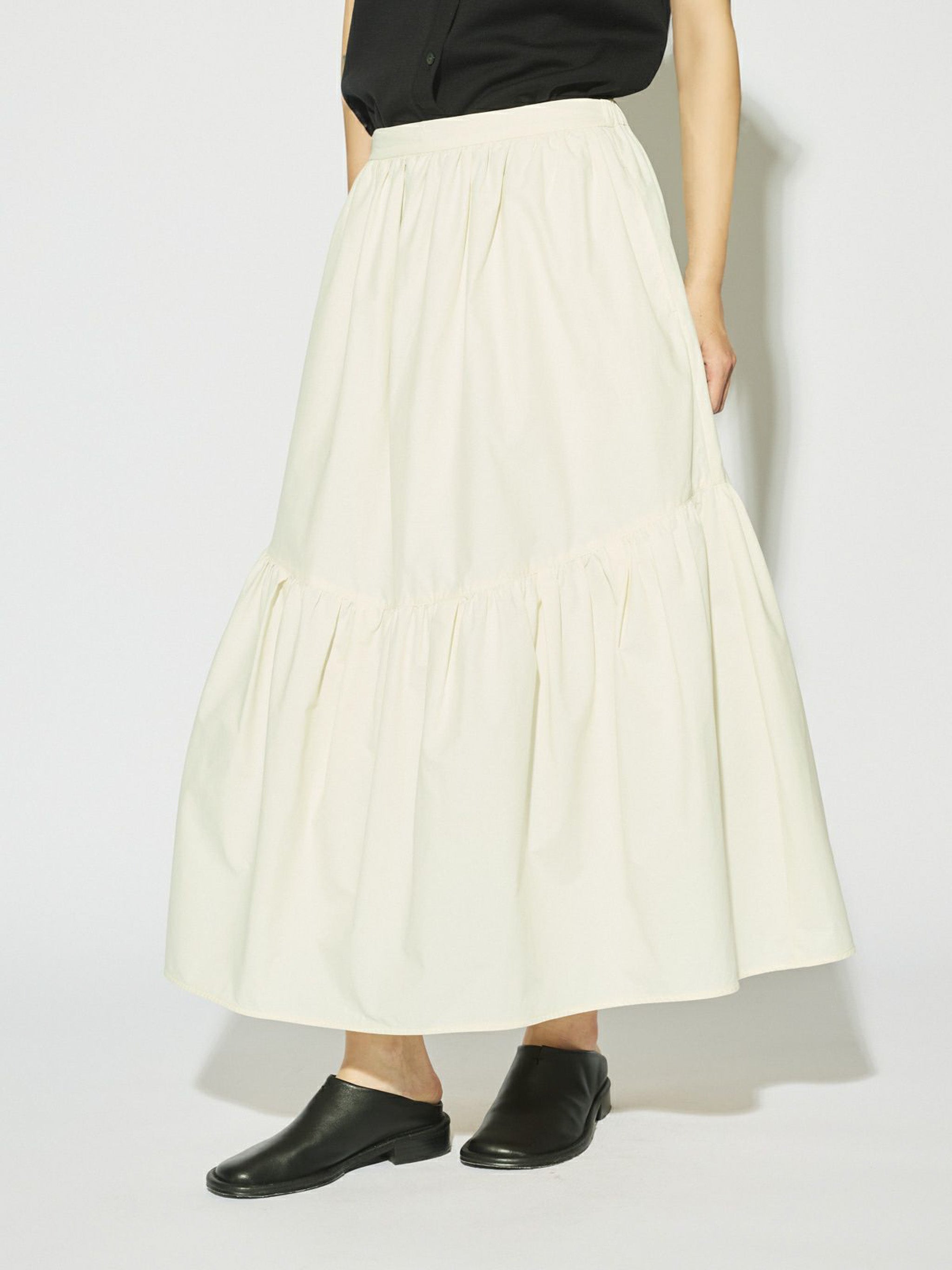 volume tiered skirt[A]