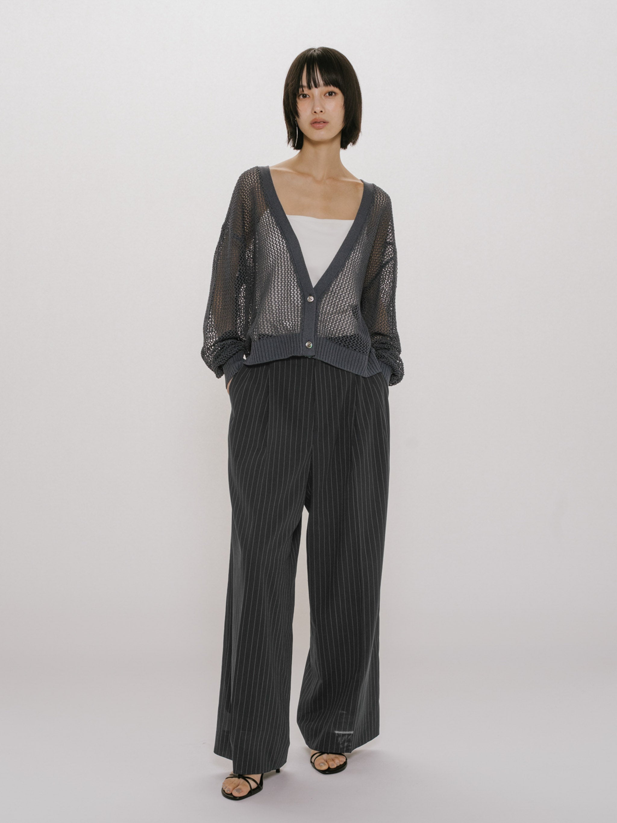 sheer wide slacks