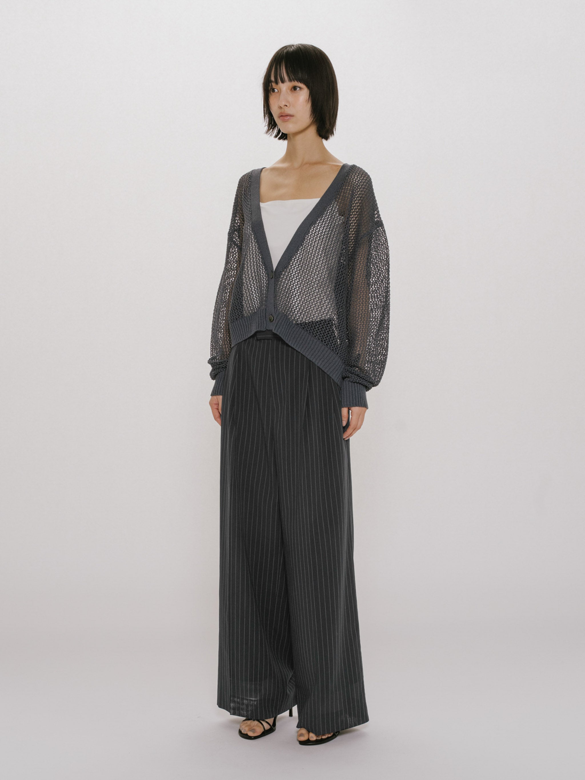 sheer wide slacks