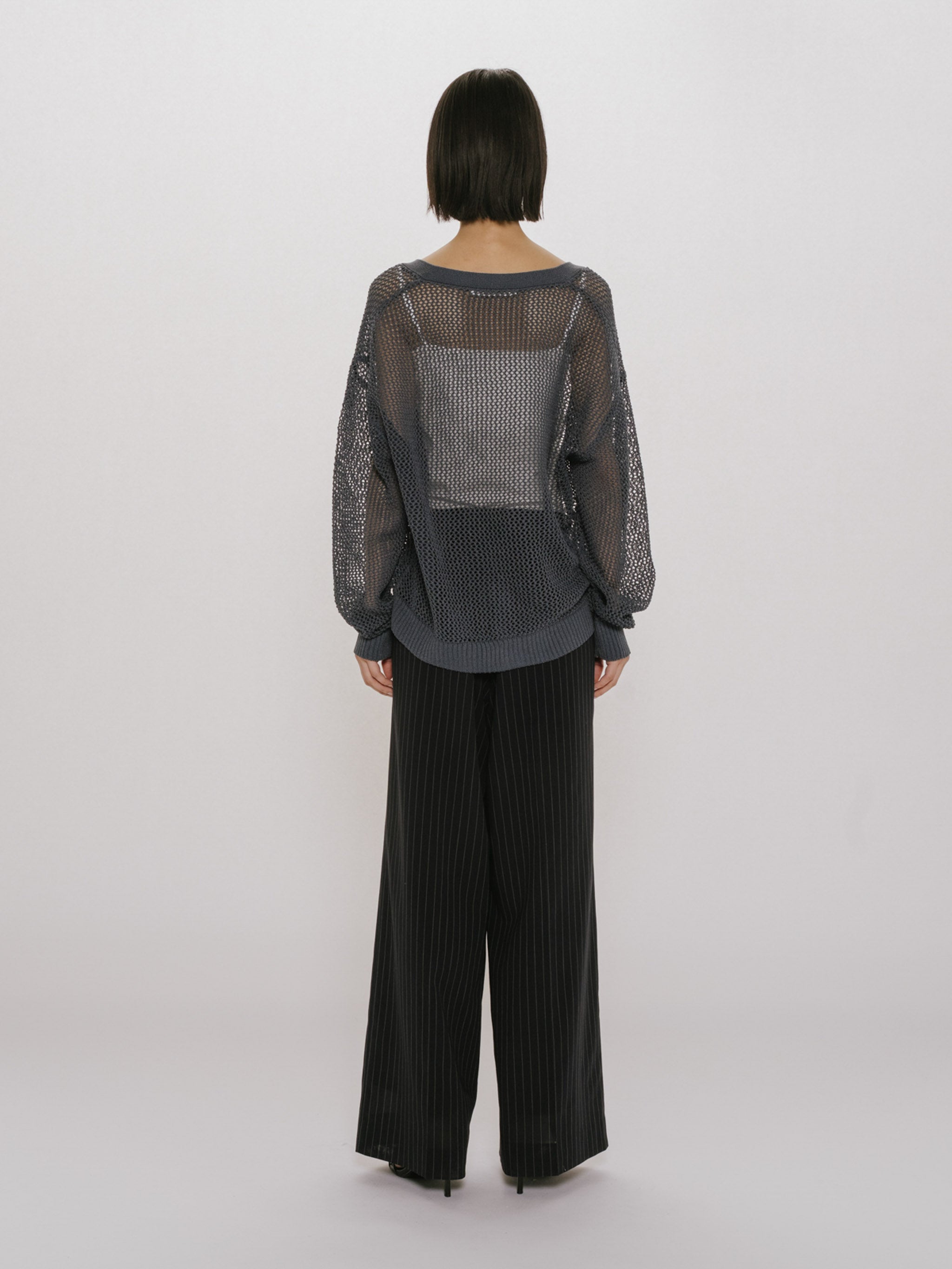 sheer wide slacks