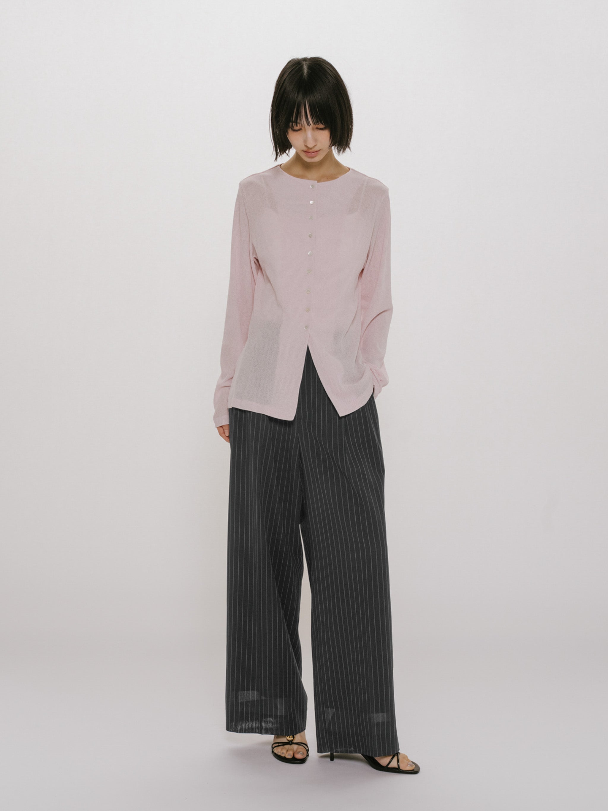 sheer wide slacks