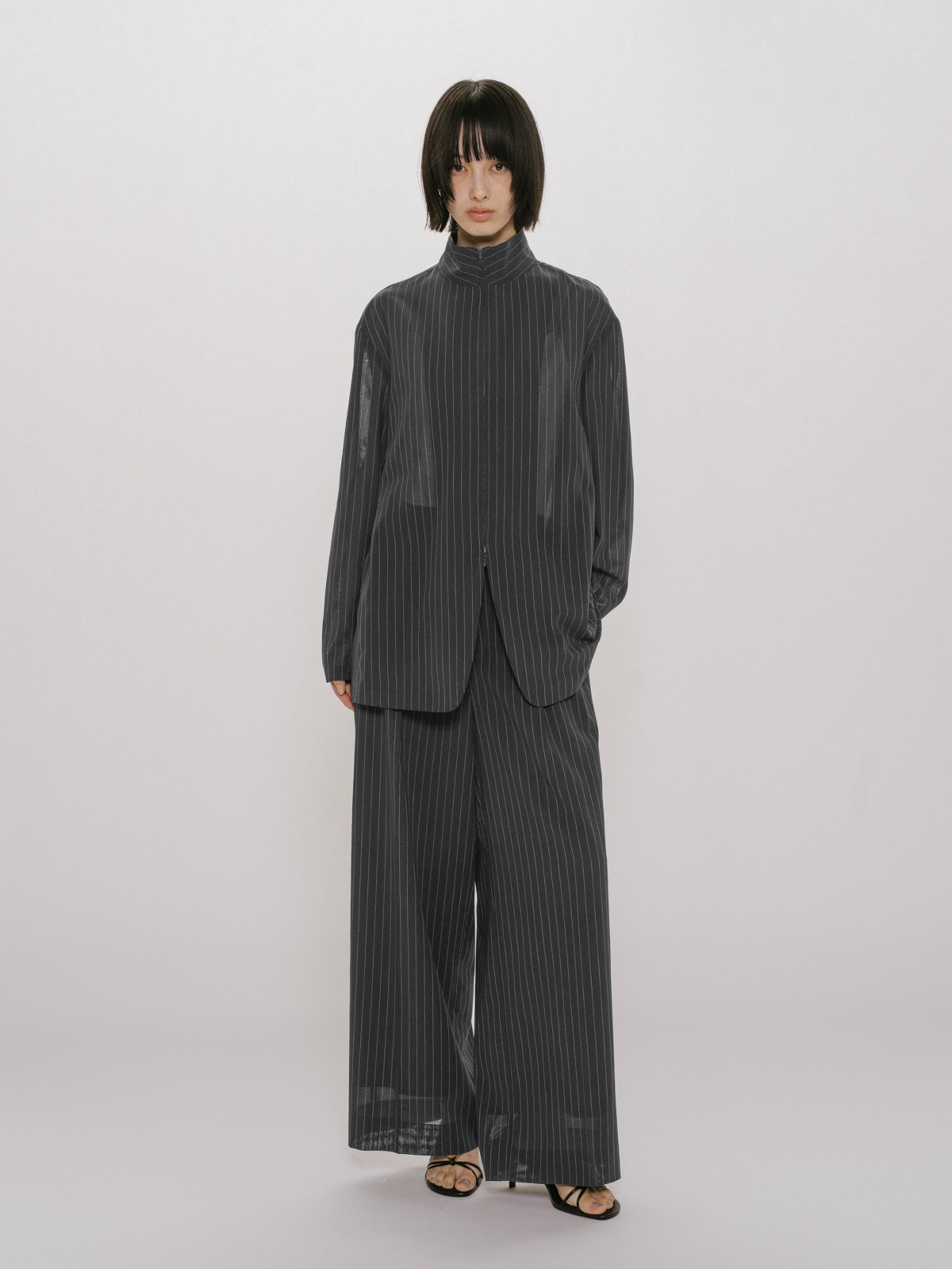 sheer wide slacks