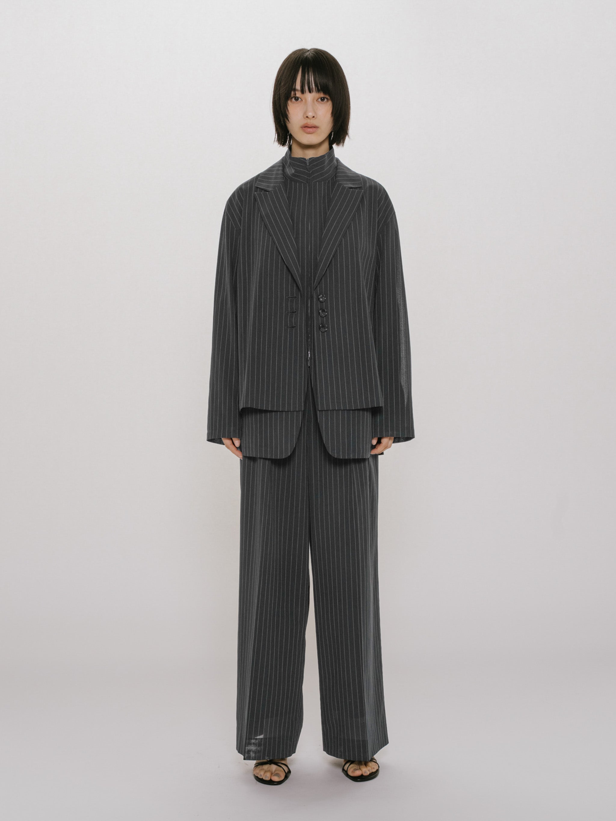 sheer wide slacks