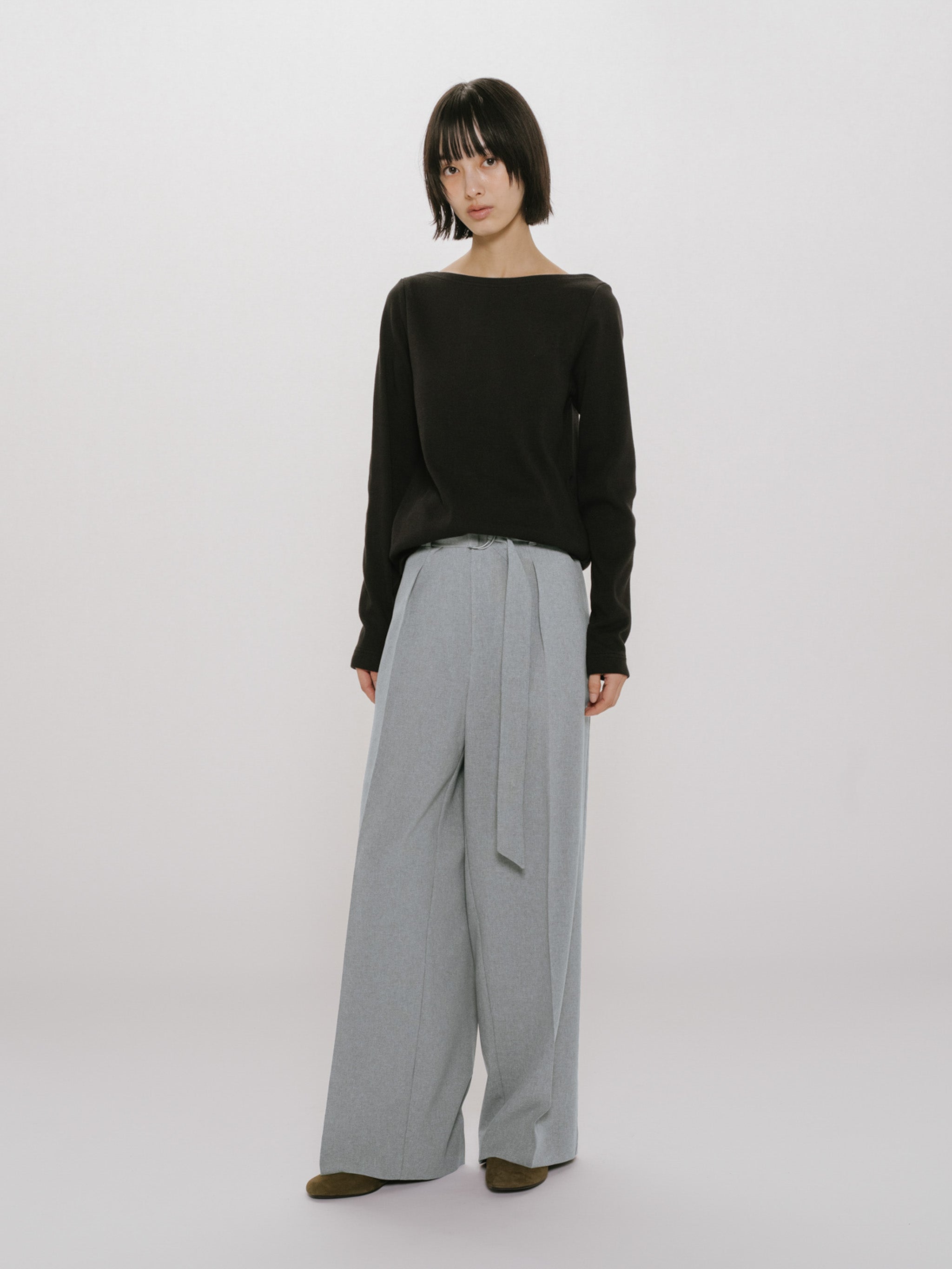 belted slacks