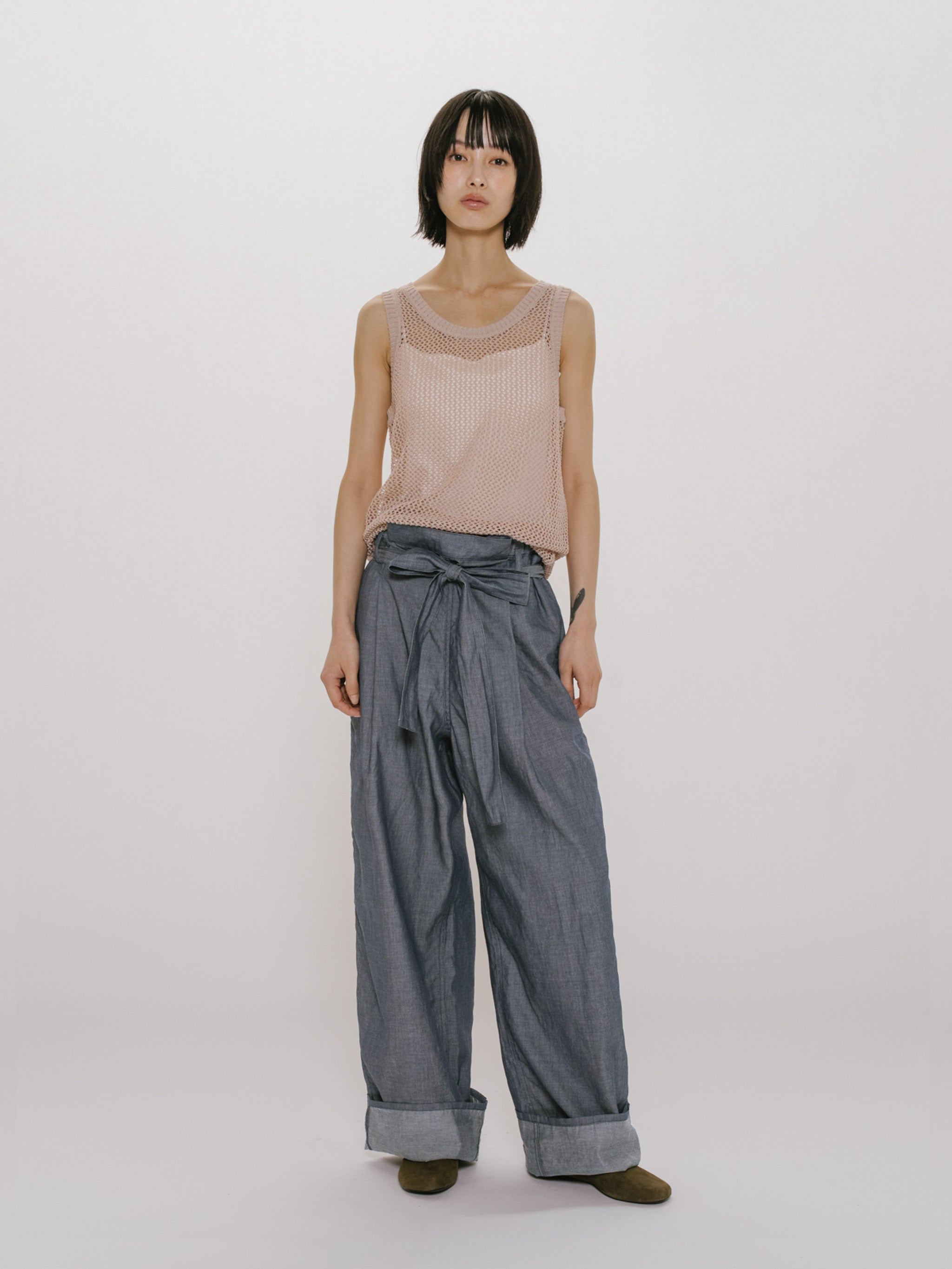 crew neck long cardigan