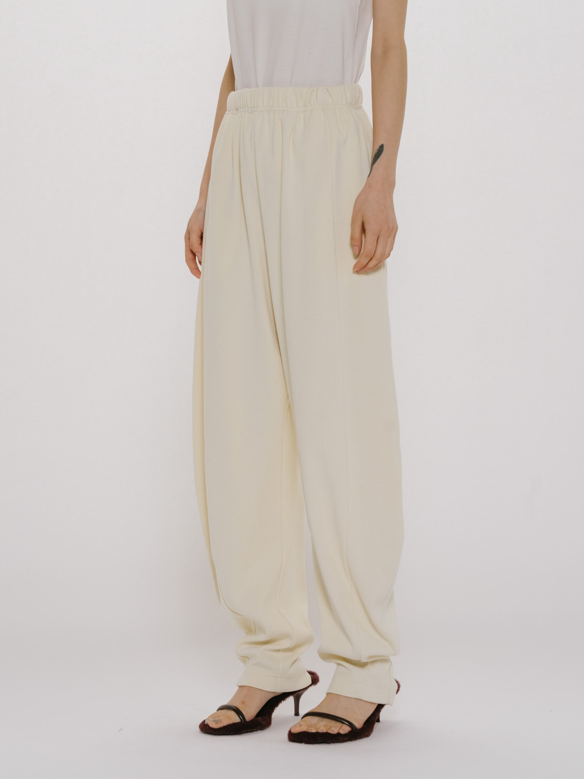 rib easy cocoon pants