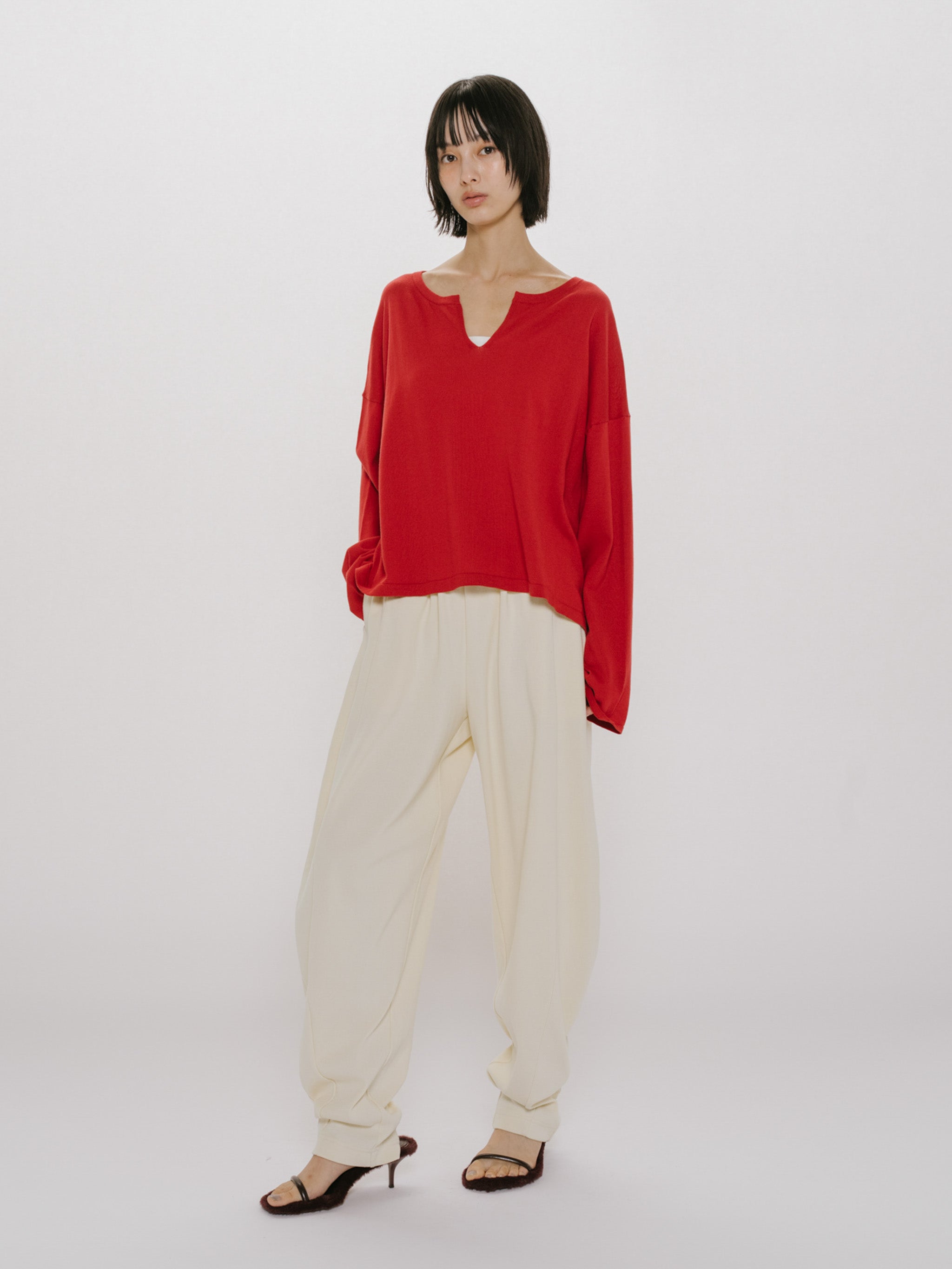 rib easy cocoon pants
