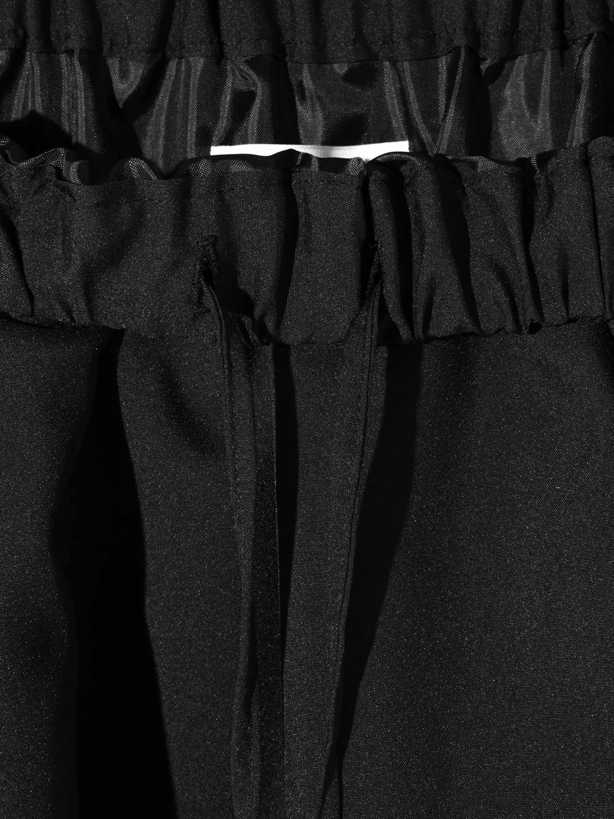 asymmetry tiered skirt