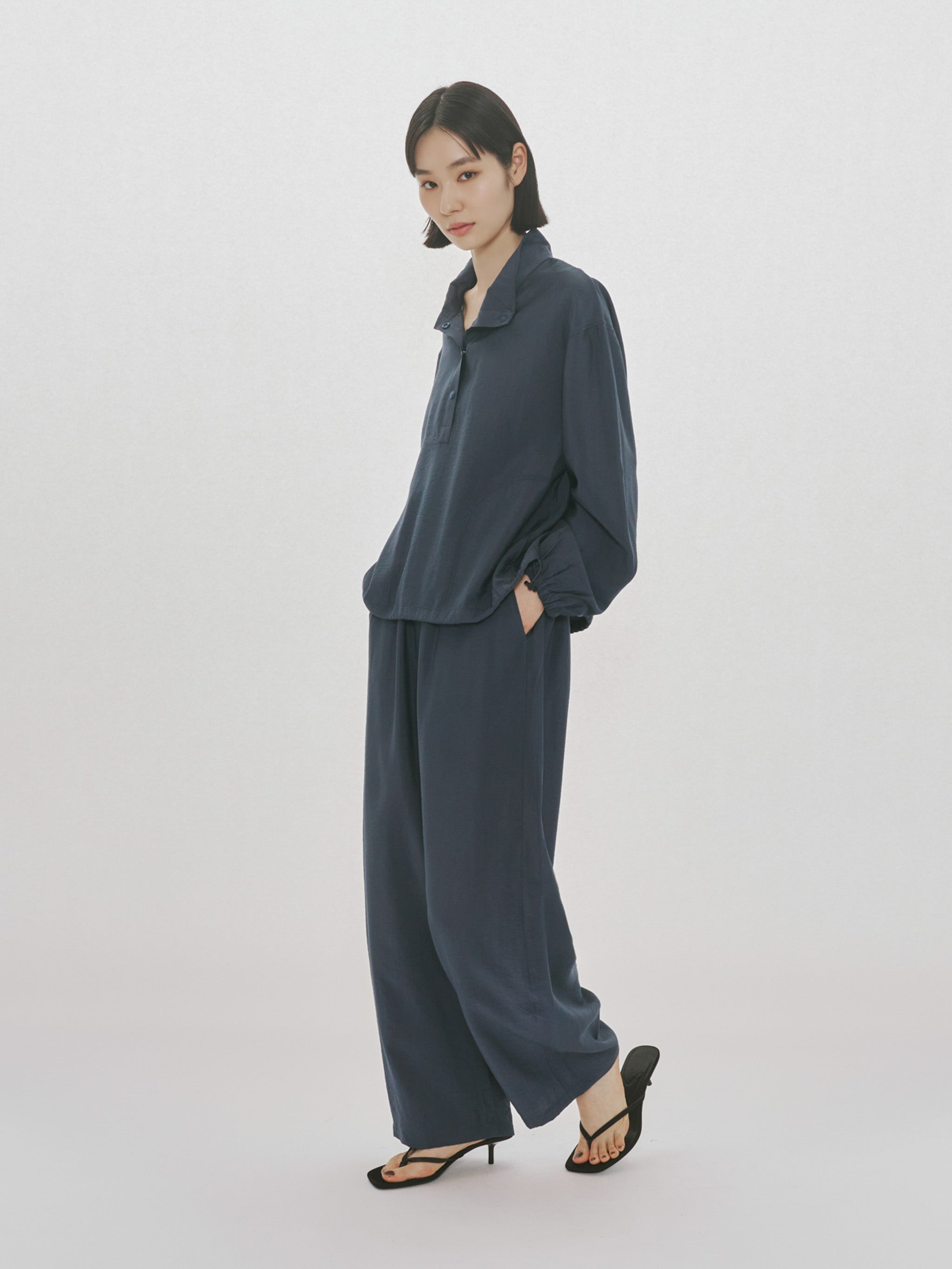 poplin easy pants