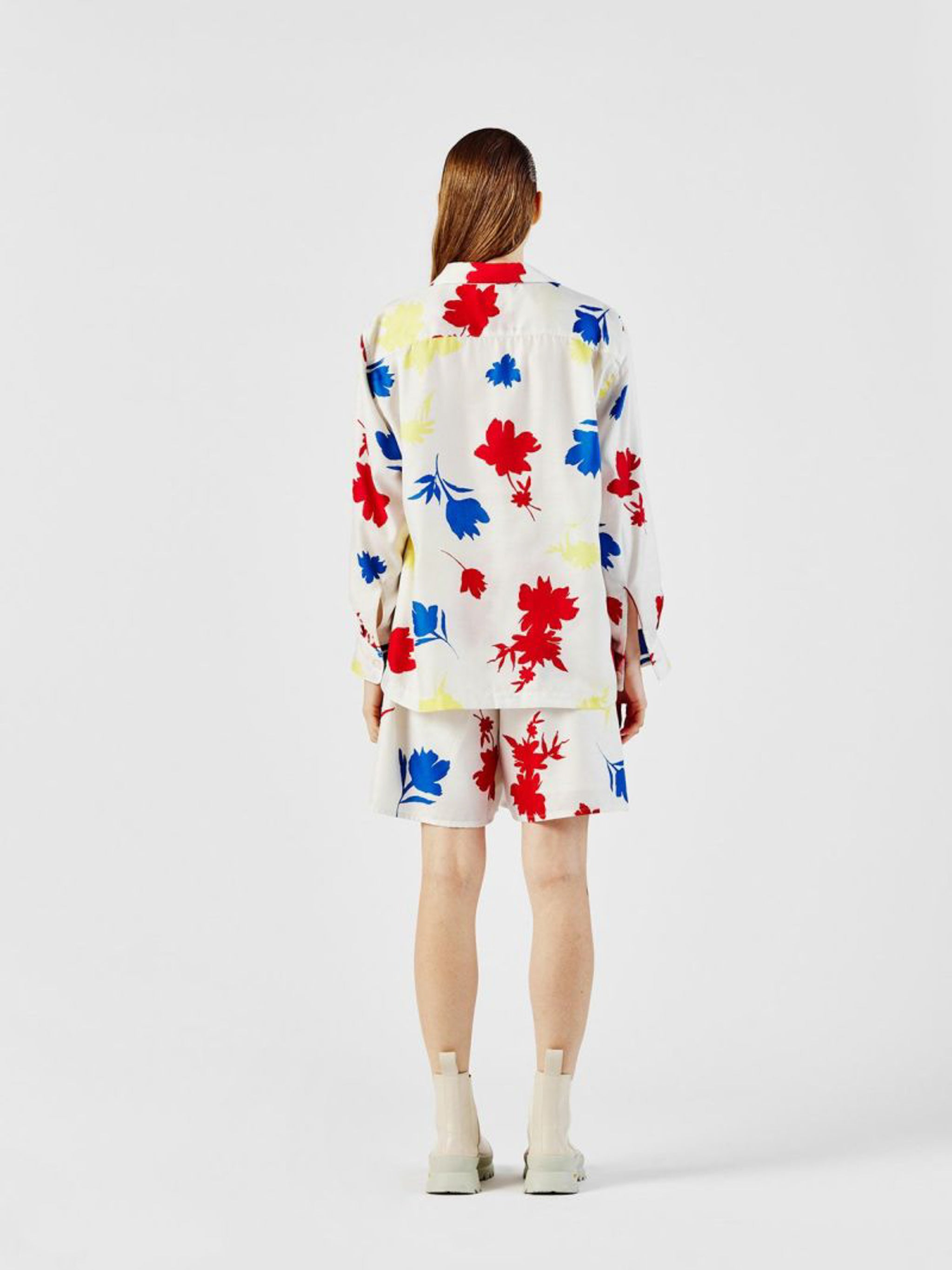 flower print short pants【3-1087】