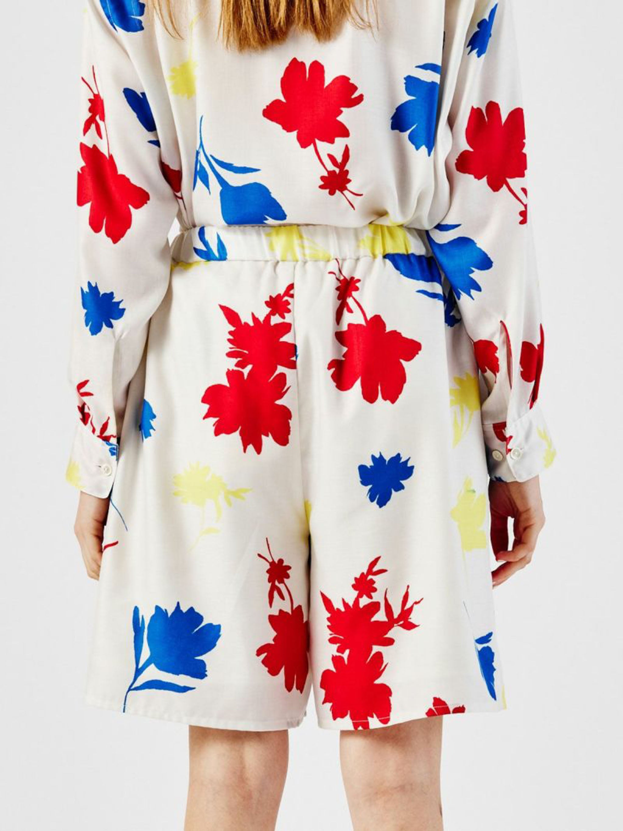 flower print short pants【3-1087】