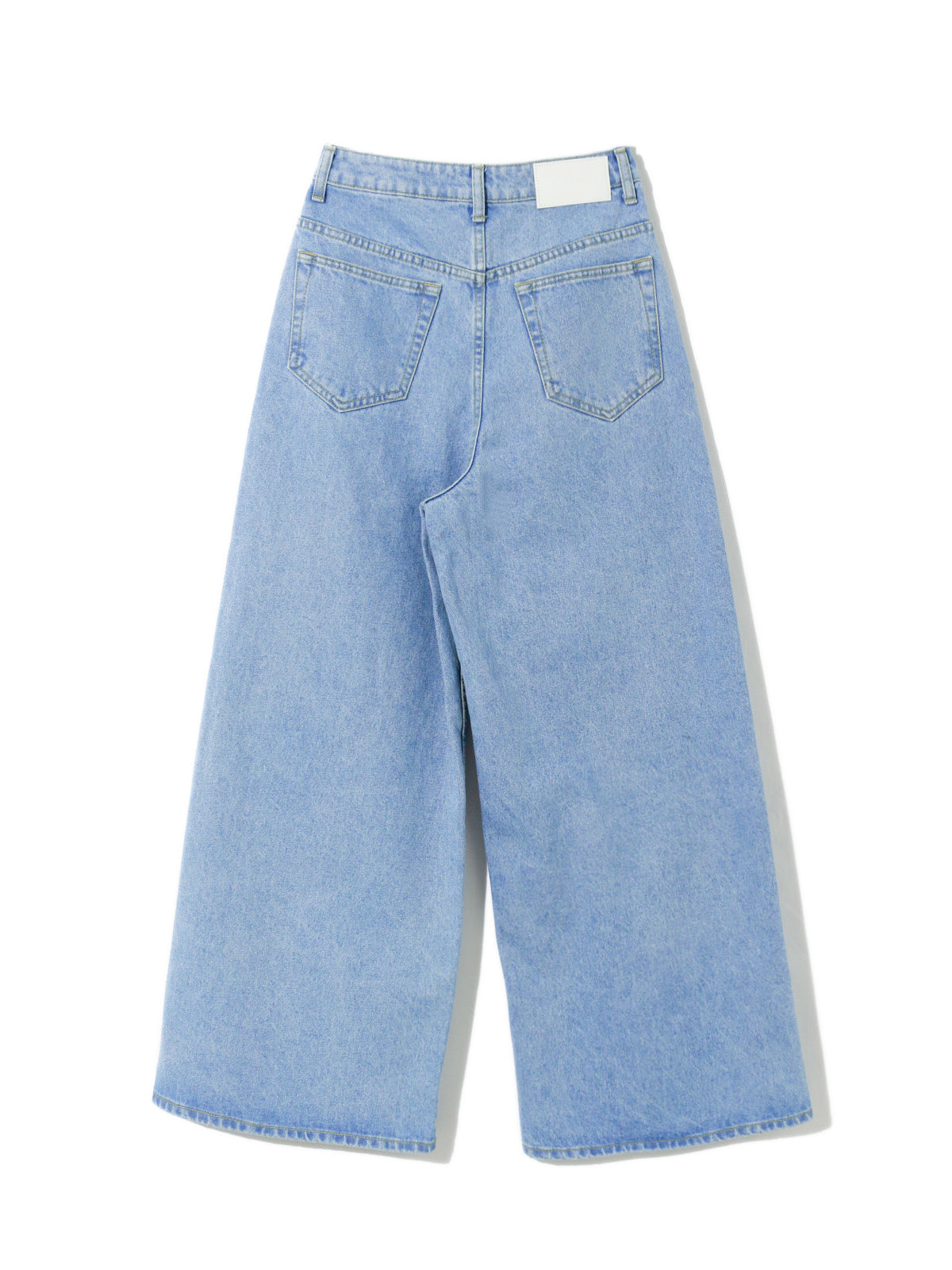 high waist wide denim