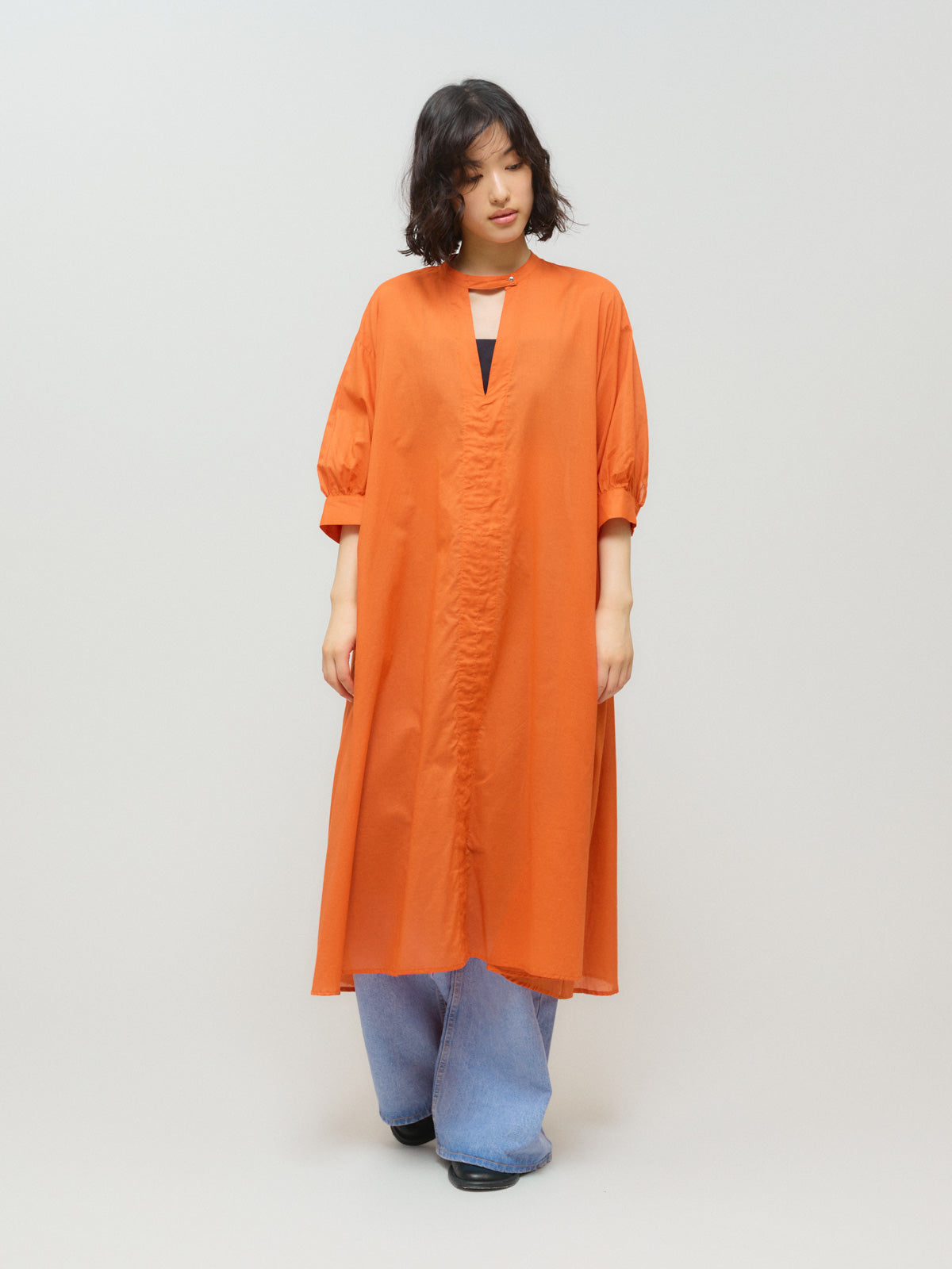 high waist wide denim (blue)