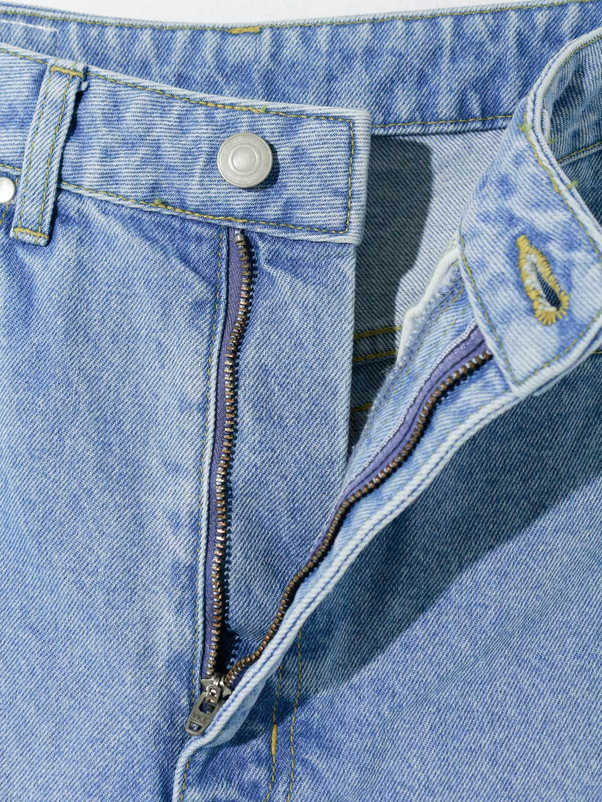 high waist wide denim (blue)