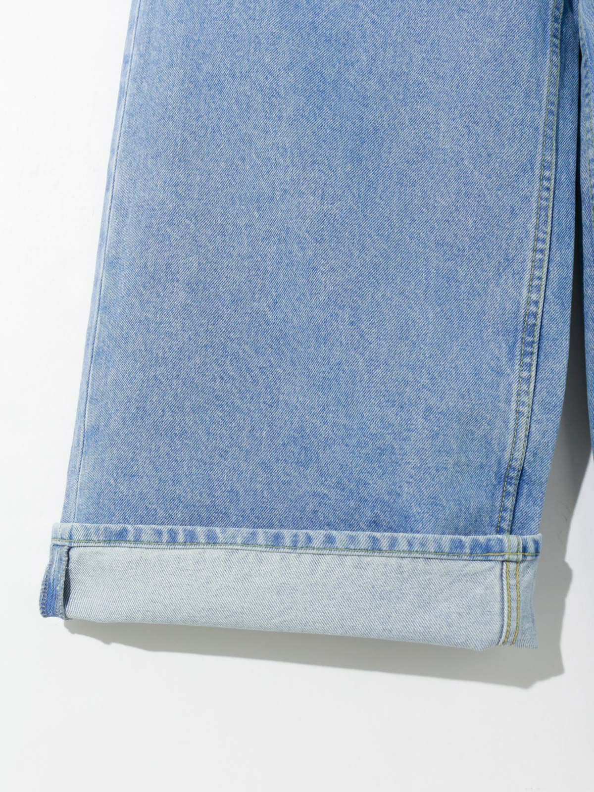 high waist wide denim (blue)