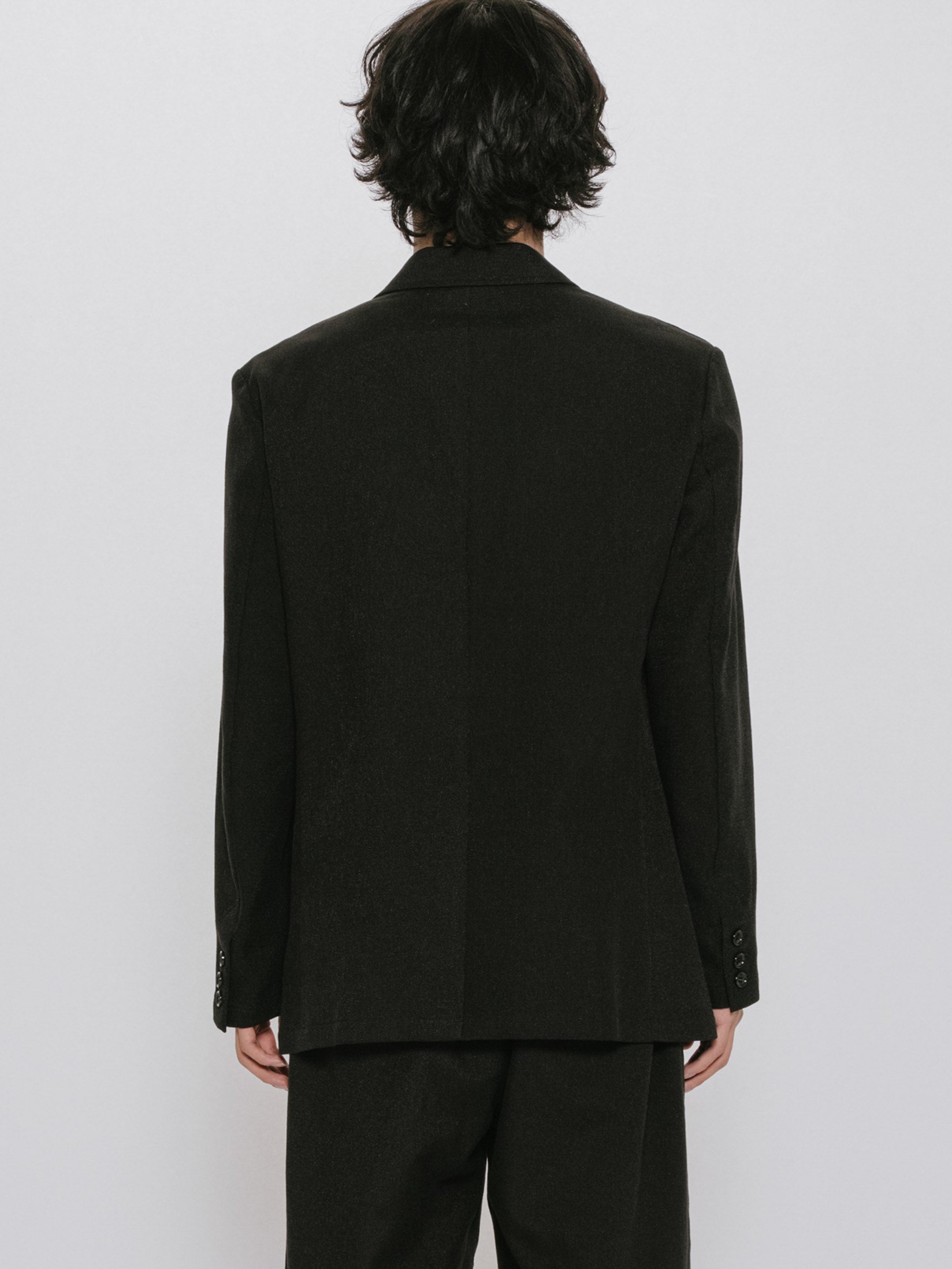 linen blend tailored jacket