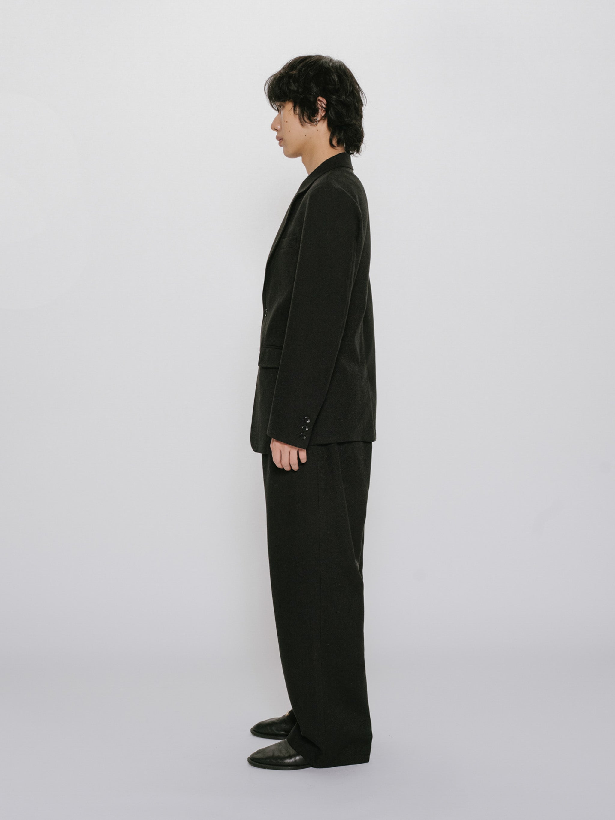 linen blend tailored jacket