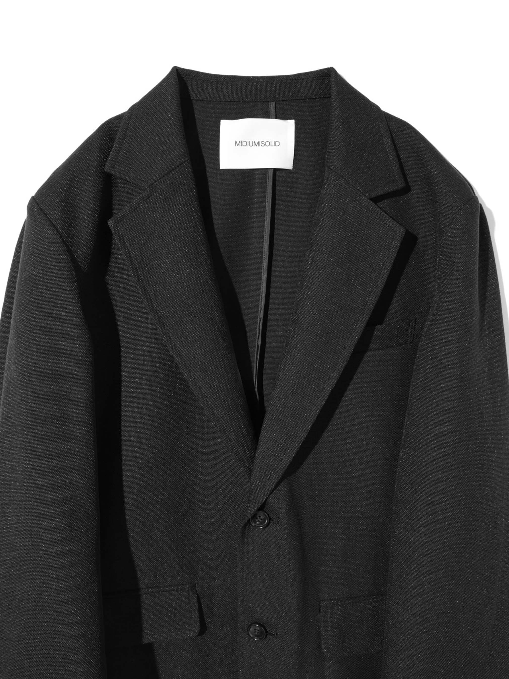 linen blend tailored jacket