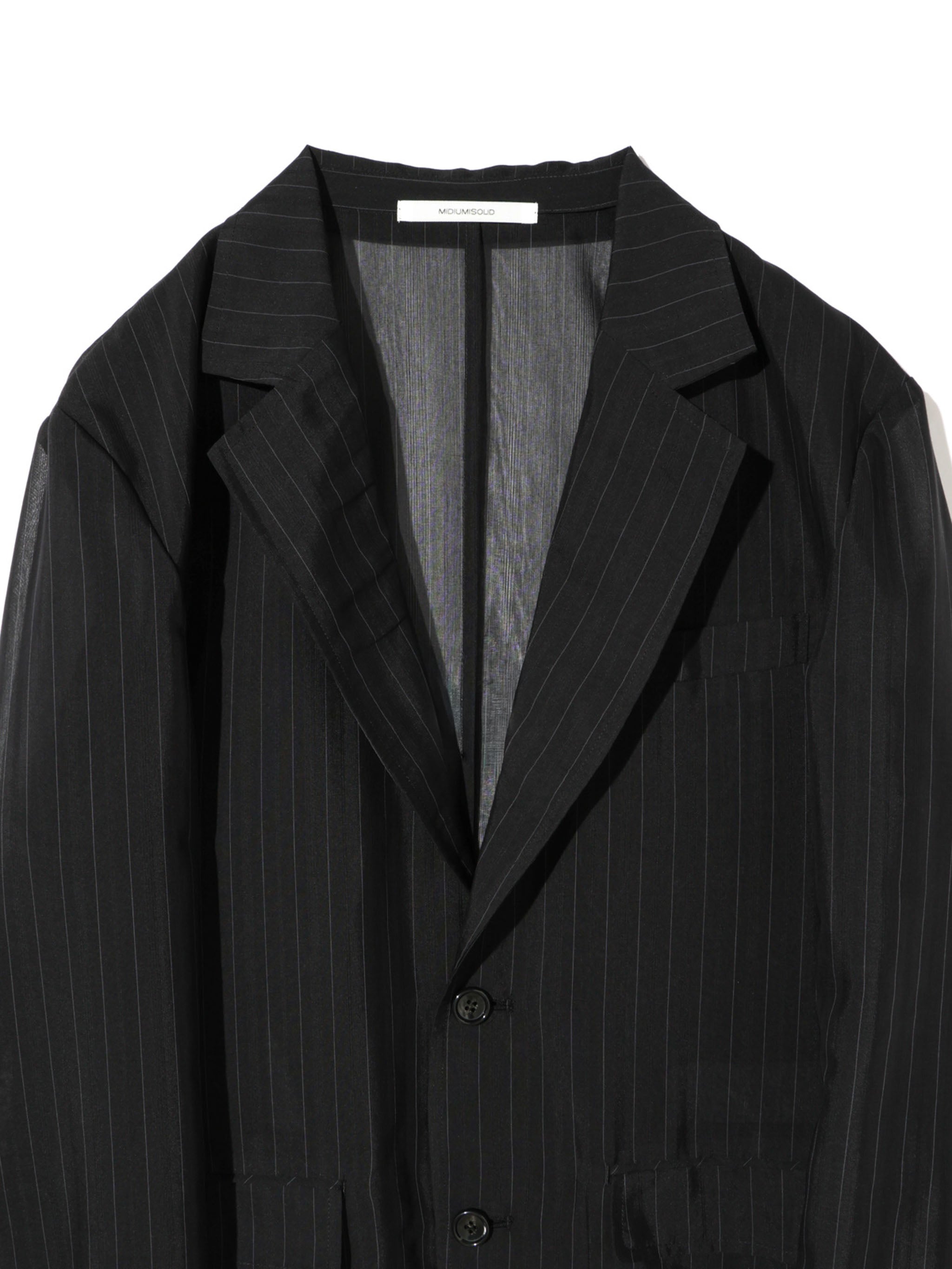 sheer stripe jacket