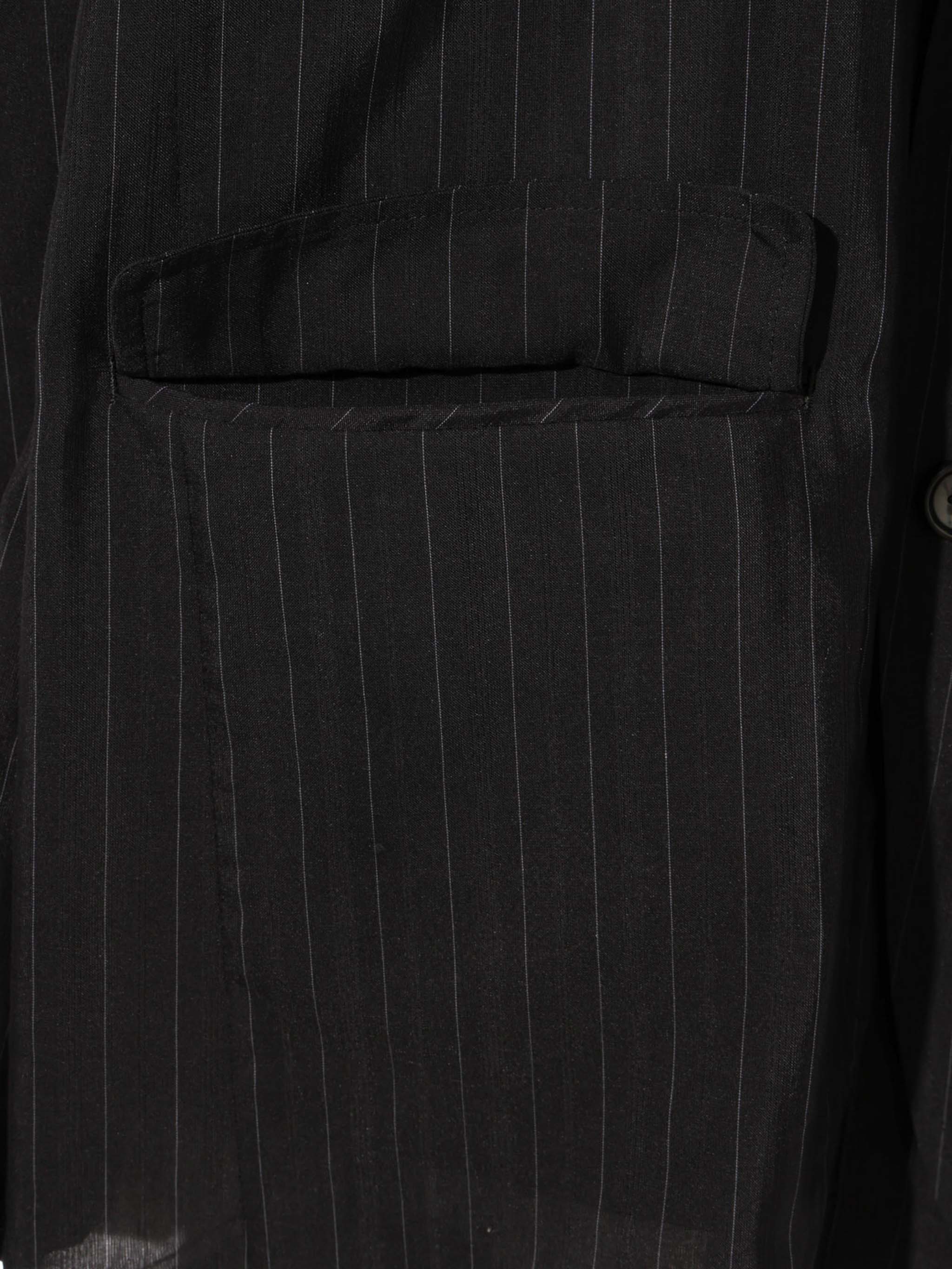 sheer stripe jacket